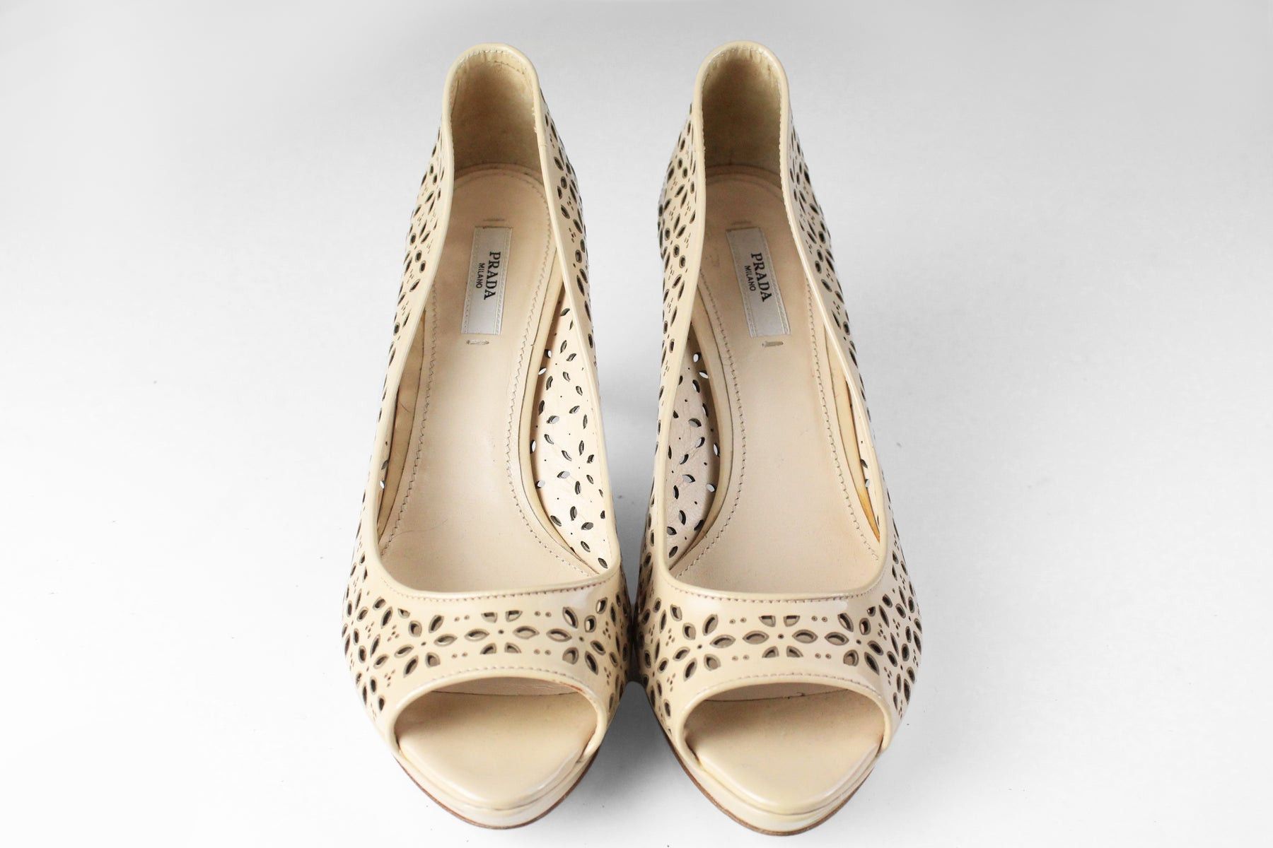 Prada Prada Heels Shoes Women's EUR 37 Size US 7 / IT 37 - 2 Thumbnail