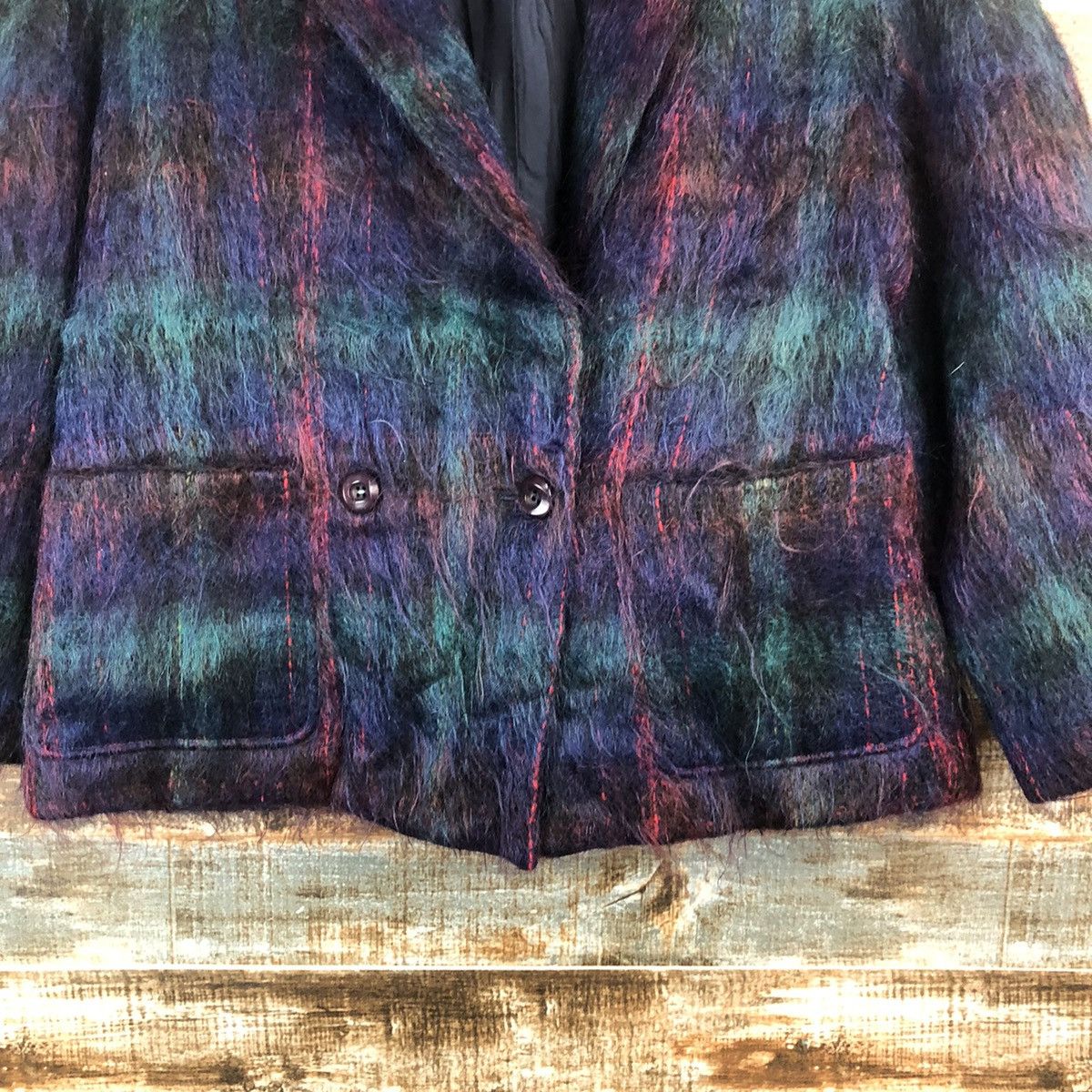 Japanese Brand Drexxon Mohair Wool Blazzer jacket #A2371 Size US M / EU 48-50 / 2 - 6 Thumbnail