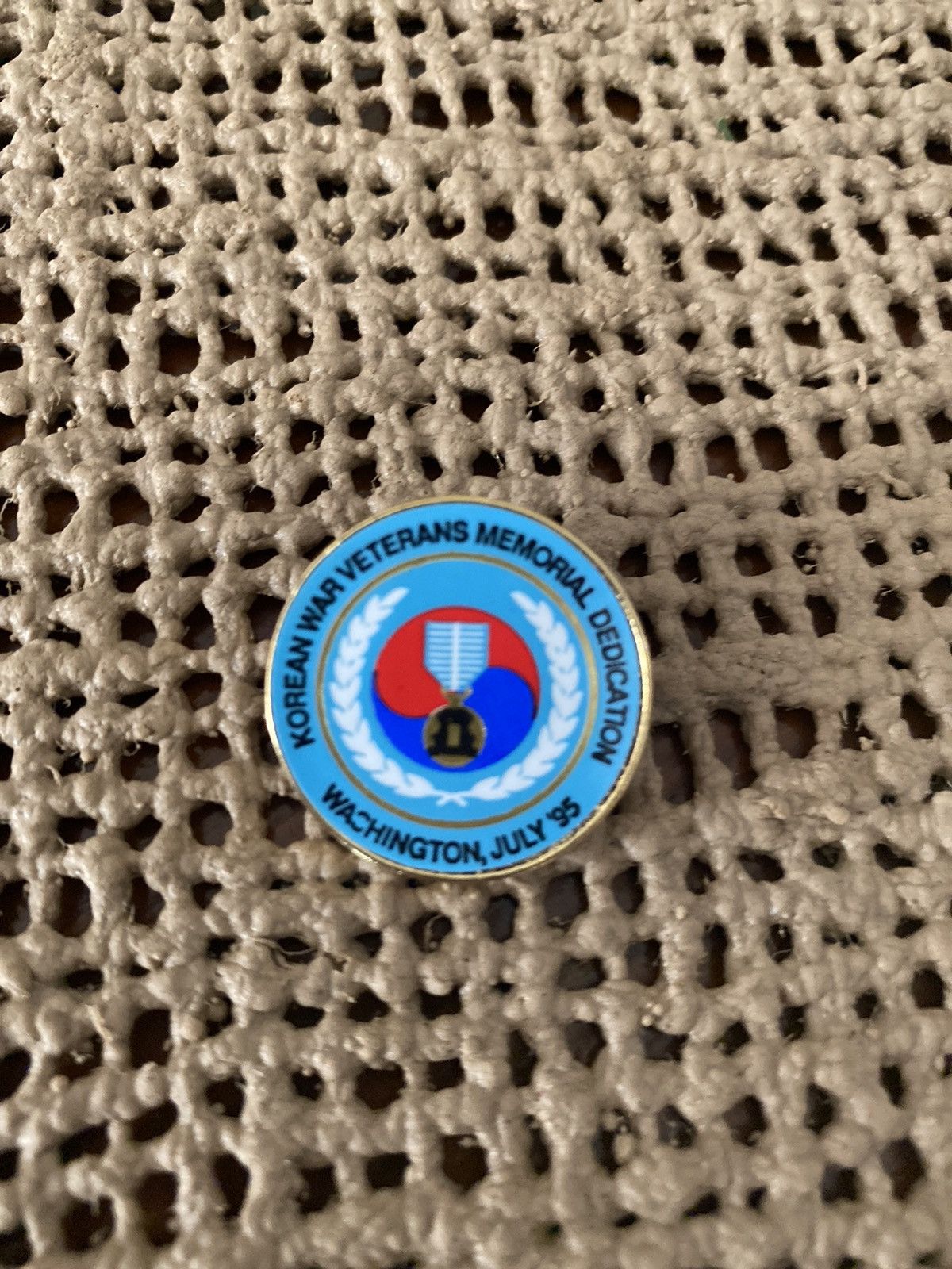 Other KOREAN WAR VETERANS MEMORIAL DEDICATION WASHINGTON LAPEL PIN Size ONE SIZE - 1 Thumbnail