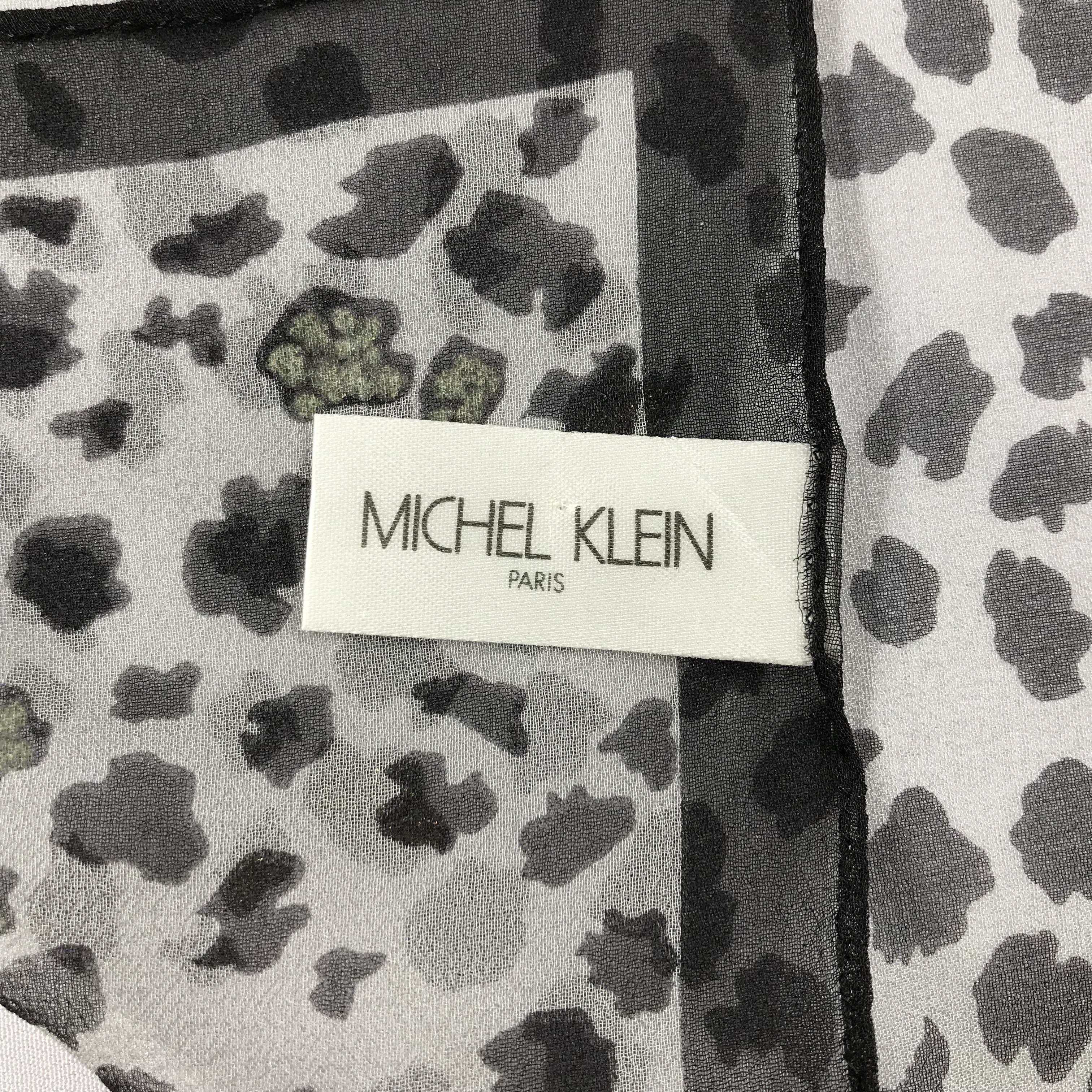 Michel Klein × Vintage Michel Klein Bandana / Handkerchief / Neckerchief - S2290 Size ONE SIZE - 5 Thumbnail