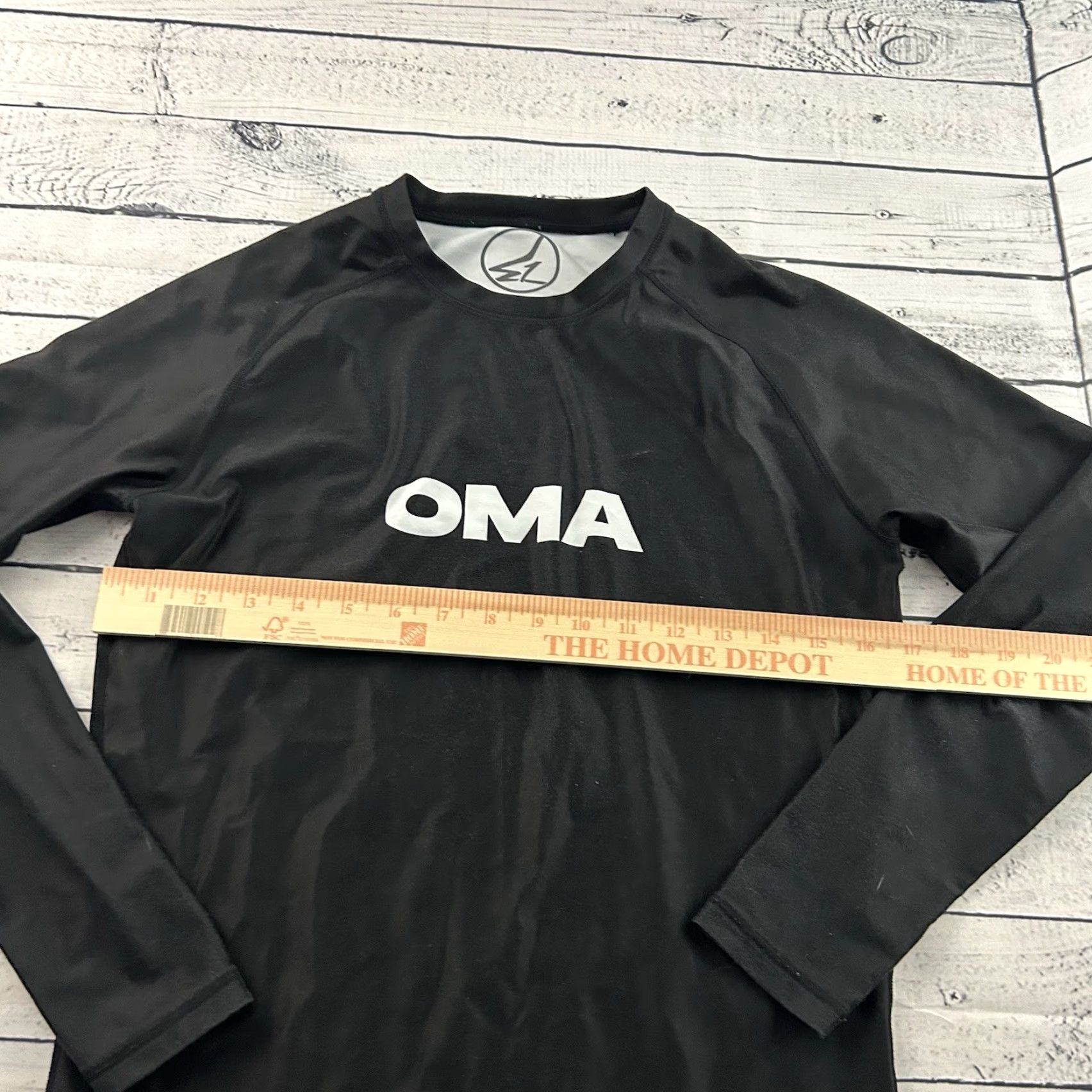 Vintage EAGR ONES OMA Long Sleeve Rashguard Shirt Men's Small Black Size US S / EU 44-46 / 1 - 5 Thumbnail