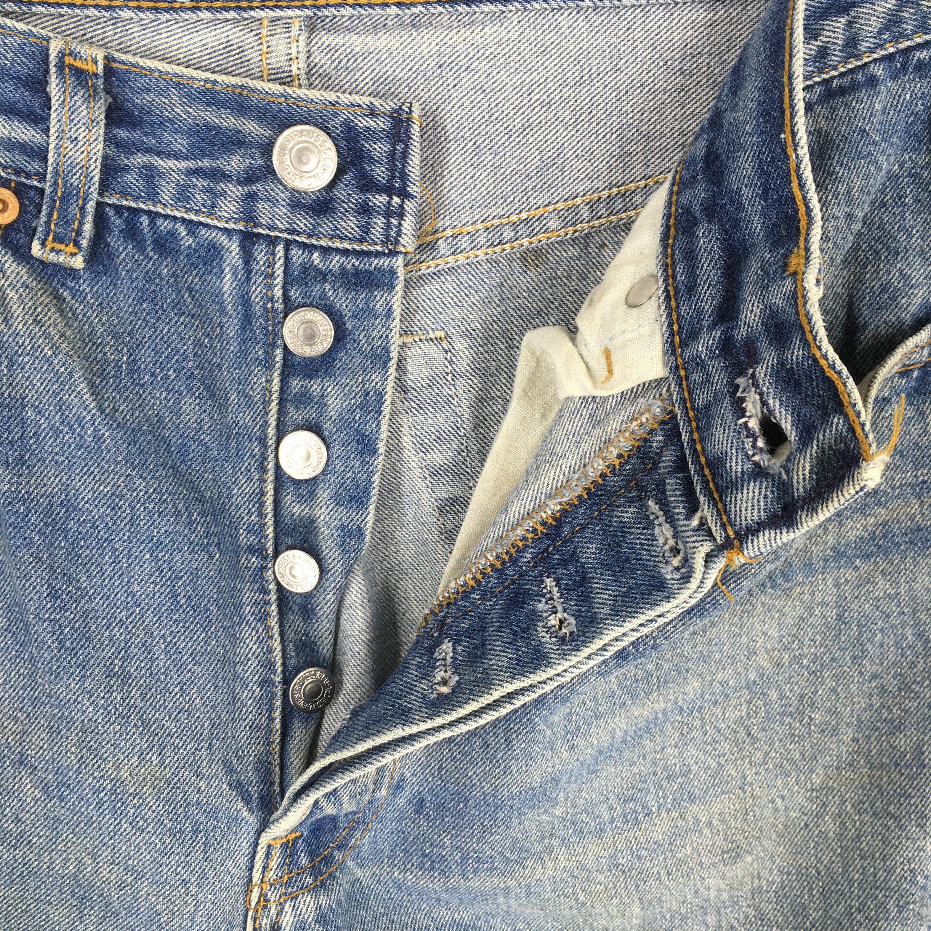 Levi's Size 28x28 Vintage 80s Levi's 501XX Straight Leg Jeans S1642 Size US 28 / EU 44 - 6 Thumbnail