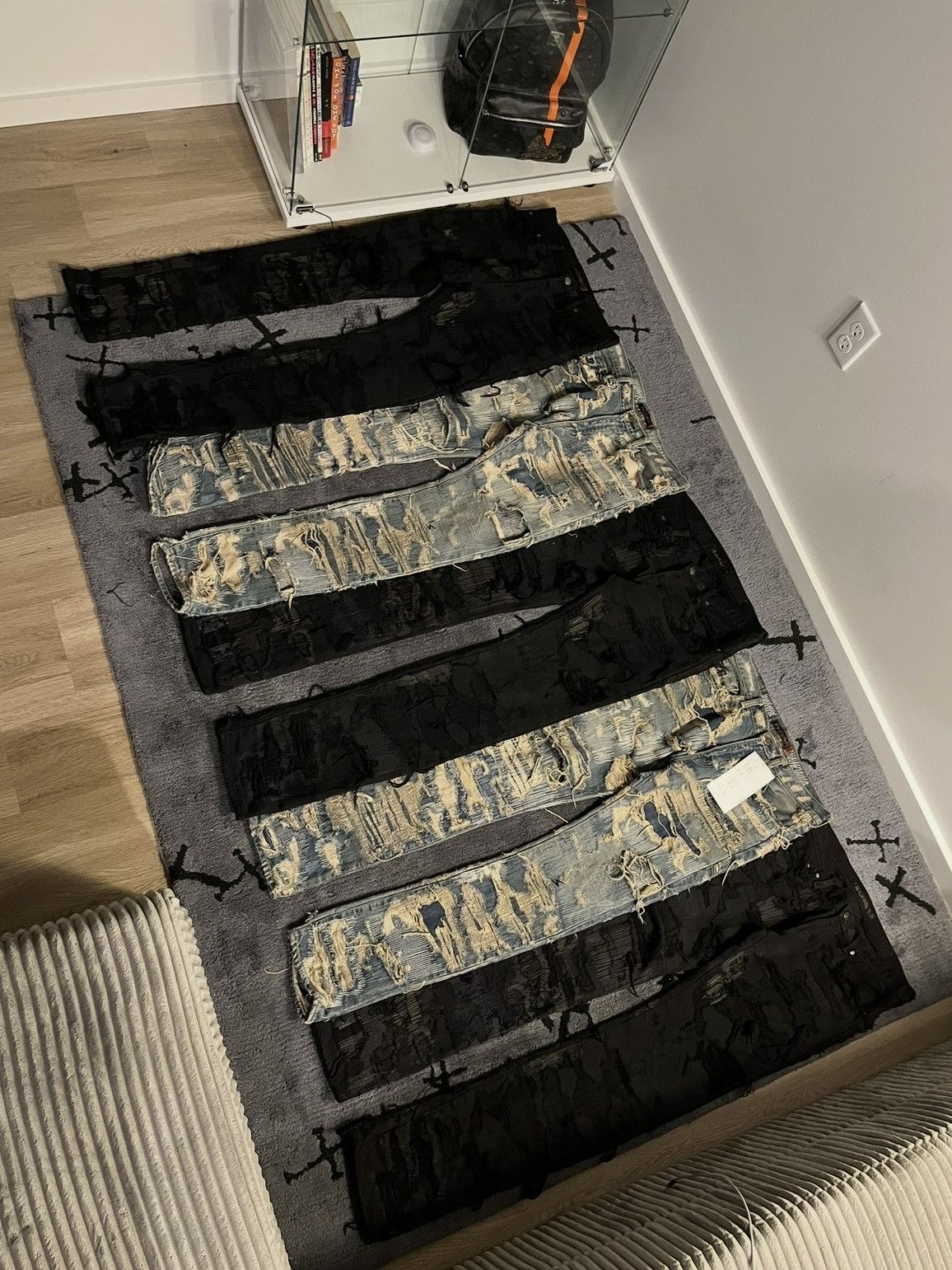 Undercover AW05 Arts and Crafts 85 Distressed Denim Size US 32 / EU 48 - 2 Thumbnail