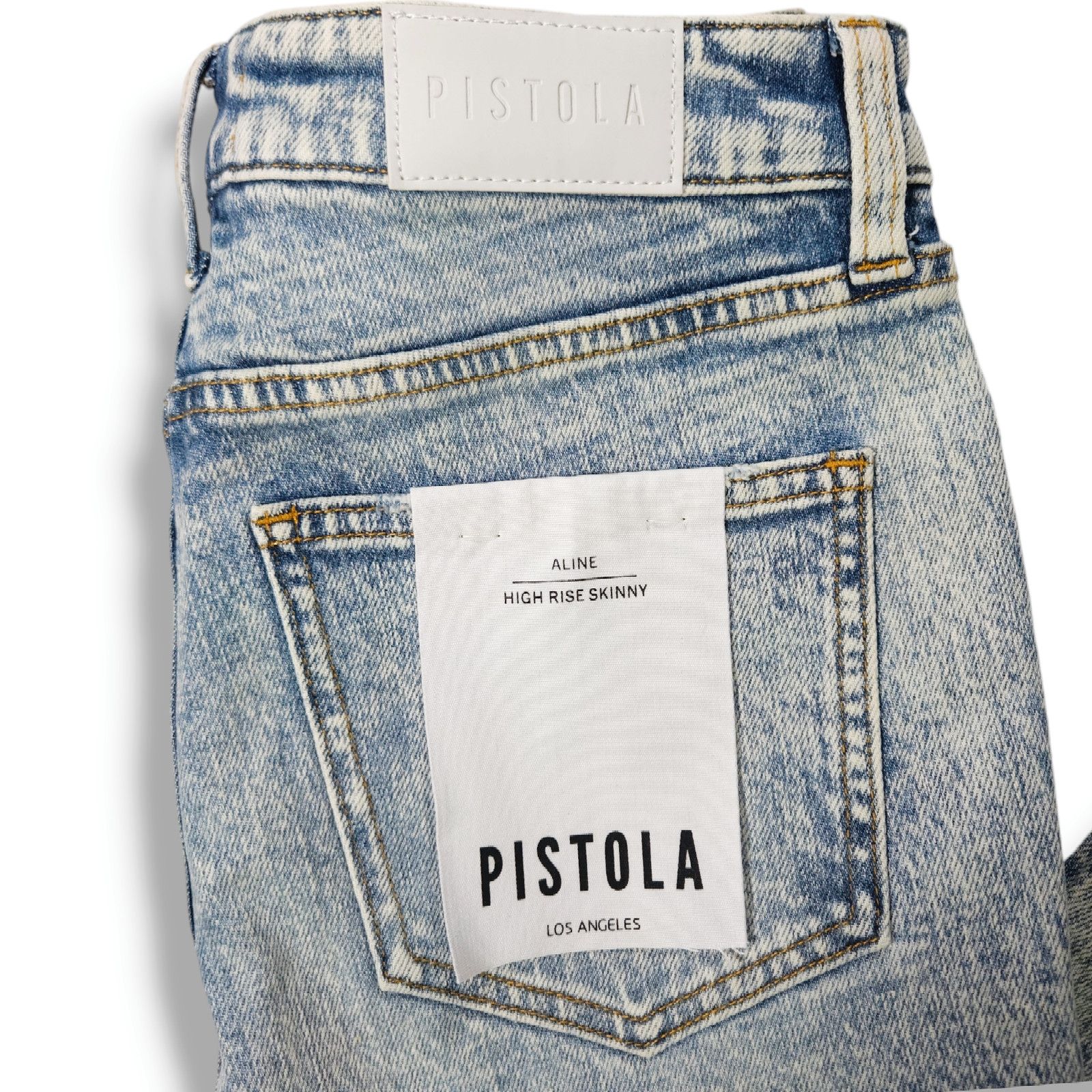 Pistola NWT Pistola Aline High-Rise Skinny Crop Jean Sz. 26x25 June Size 26" / US 2 / IT 38 - 5 Thumbnail