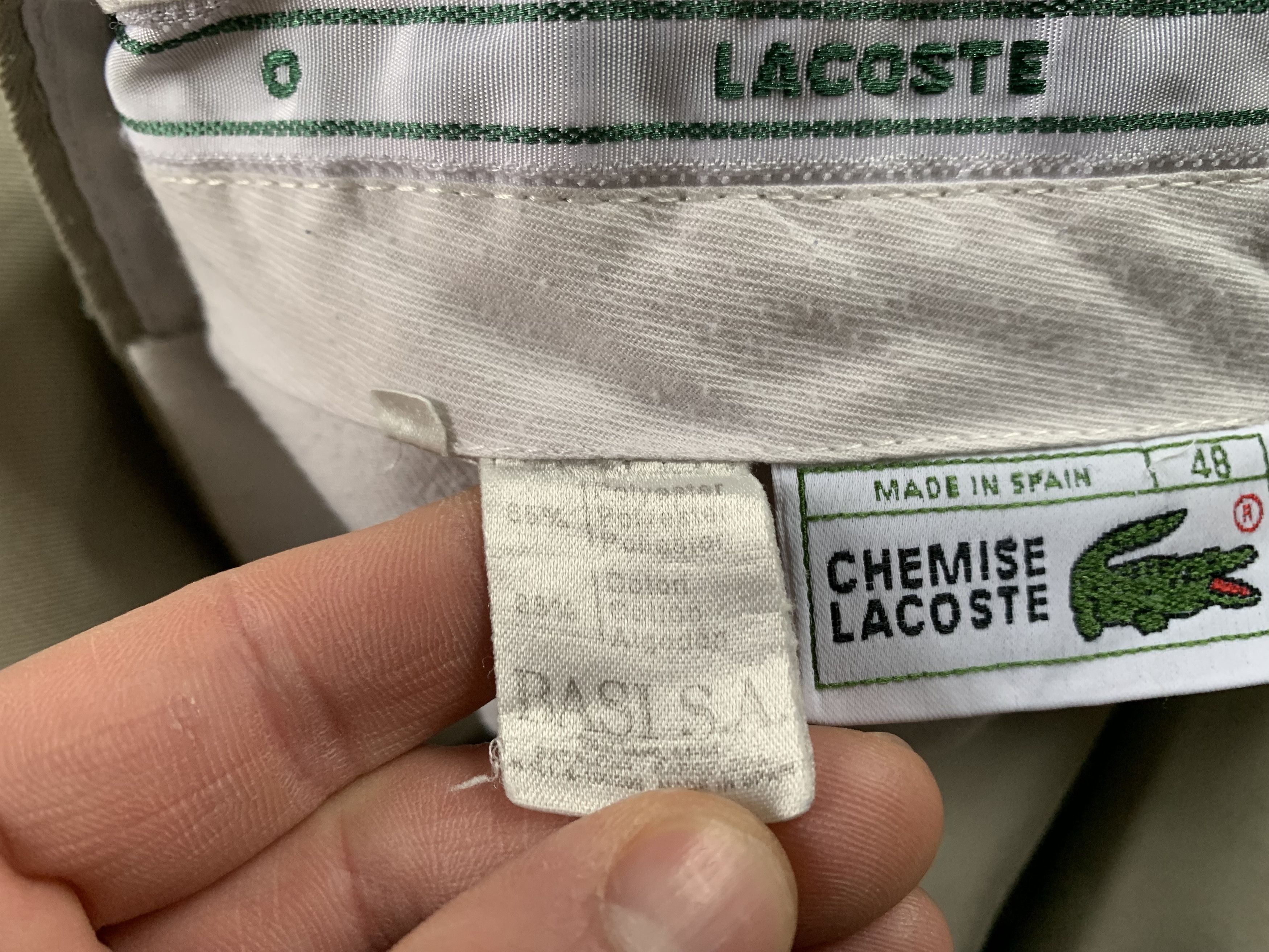 Lacoste × Vintage Vintage Lacoste Grey Trousers Size US 32 / EU 48 - 9 Thumbnail