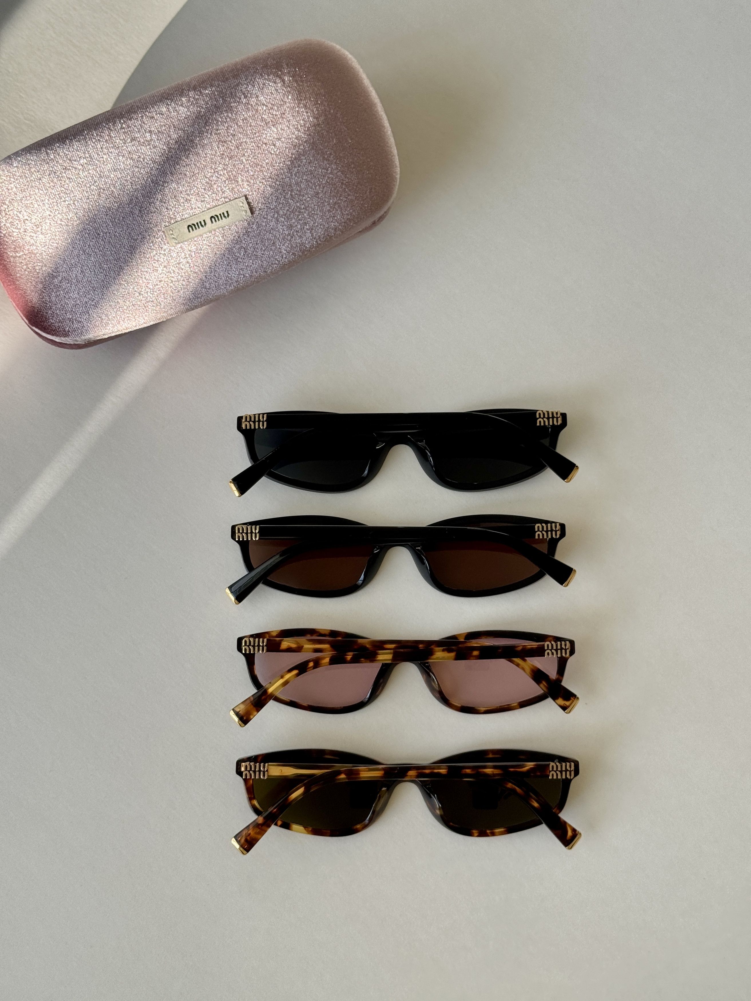 Miu Miu Miu Miu Women Sunglasses MUA06S 16K10I NEW AUTHENTIC Size ONE SIZE - 12 Thumbnail