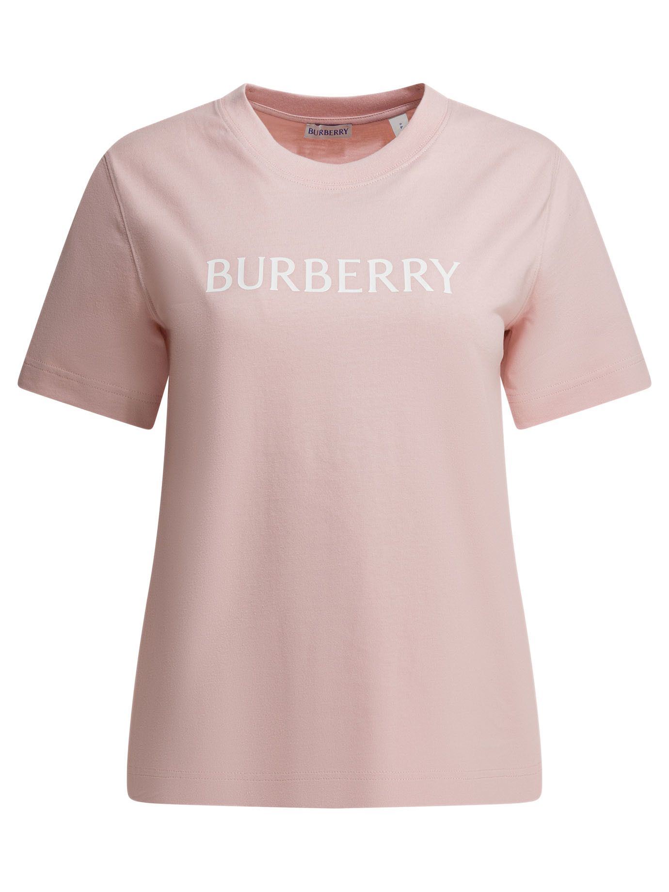 Burberry Burberry Cotton T-Shirt With Logo tag size XS Women - USA Duties Paid Size XS / US 0-2 / IT 36-38 - 1 Thumbnail