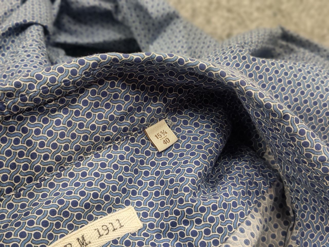 L.B.M. 1911 l.b.m. 1911 Design Light blue button-down long sleeves Shirt Size US M / EU 48-50 / 2 - 13 Thumbnail
