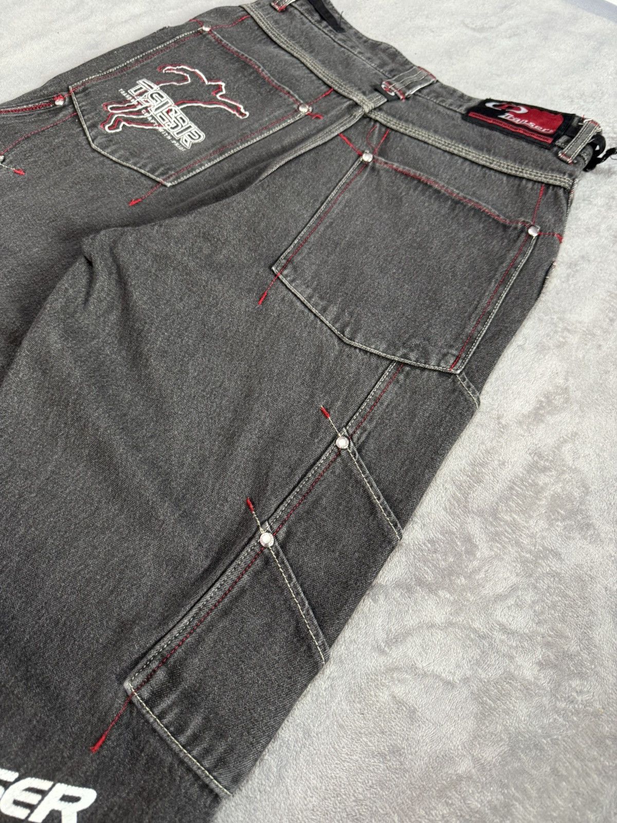 JNCO × Southpole Y2K Transer Double Knee Skate Baggy Jeans Size US 30 / EU 46 - 13 Thumbnail