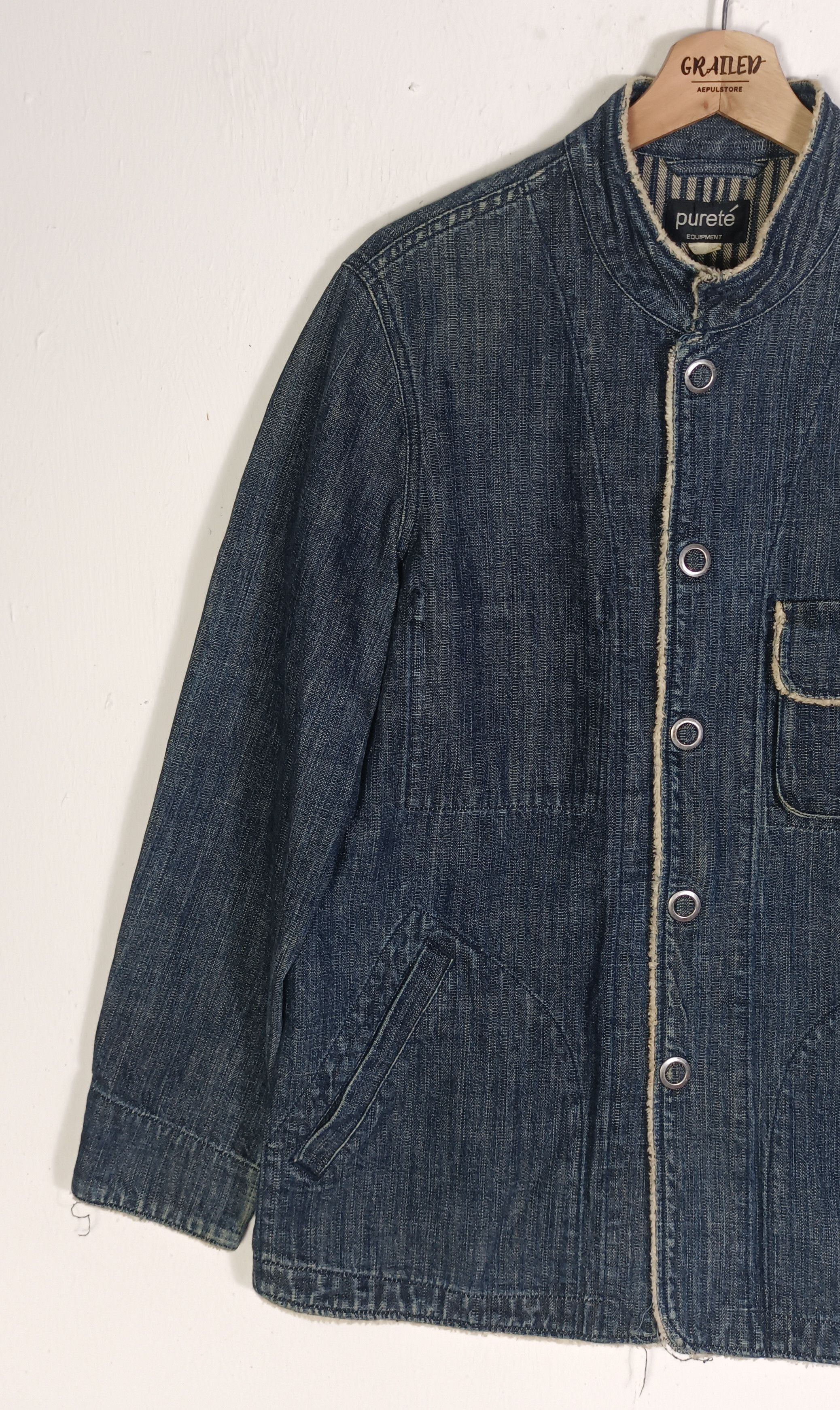 Japanese Brand × Vintage Purete Equipment Houston Denim Jacket Size US M / EU 48-50 / 2 - 4 Thumbnail