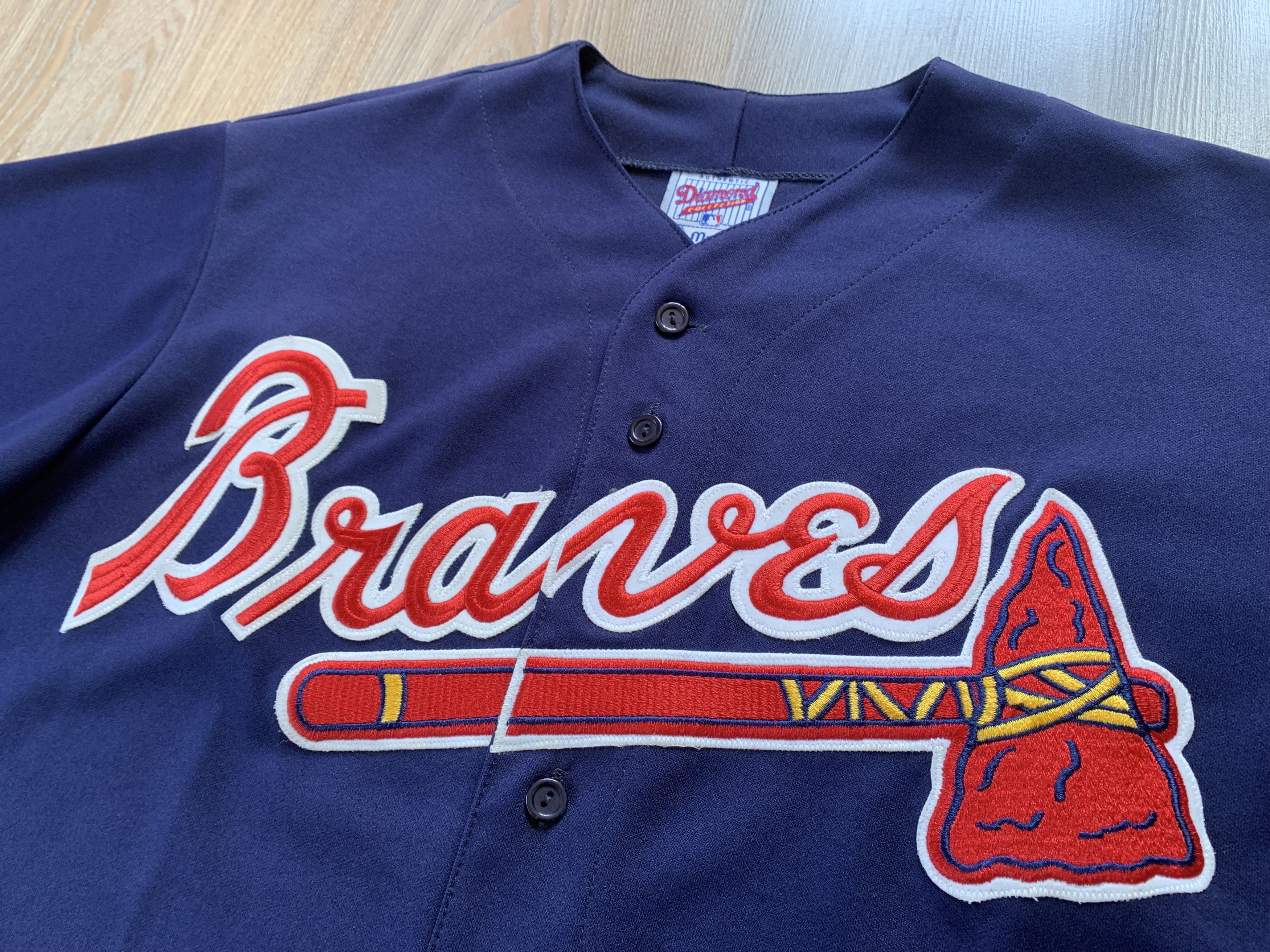 MLB × Majestic Rare MLB Majestic Atlanta Braves Jersey Size US L / EU 52-54 / 3 - 5 Thumbnail