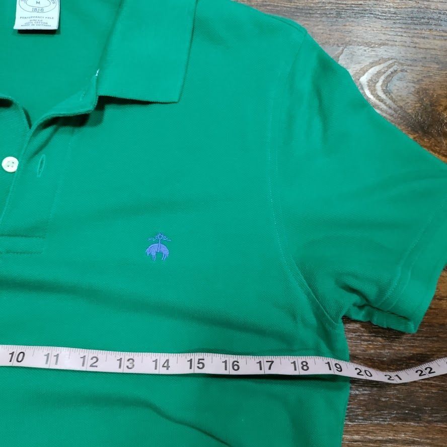 Brooks Brothers Brooks Brothers Mens Green Polo Shirt Size L Cotton Casual C Size US L / EU 52-54 / 3 - 10 Thumbnail
