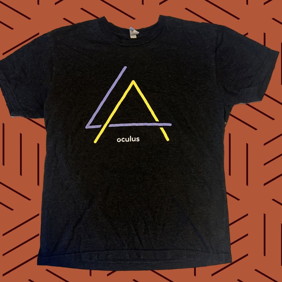 Next Level VINTAGE Meta Oculus Rift LA Office Logo FACEBOOK Shirt Men’s M Black Graphic Print 90s Gamer Adults Mens Next Level T-Shirt Canvas Cotton White? Size US M / EU 48-50 / 2 - 1 Thumbnail