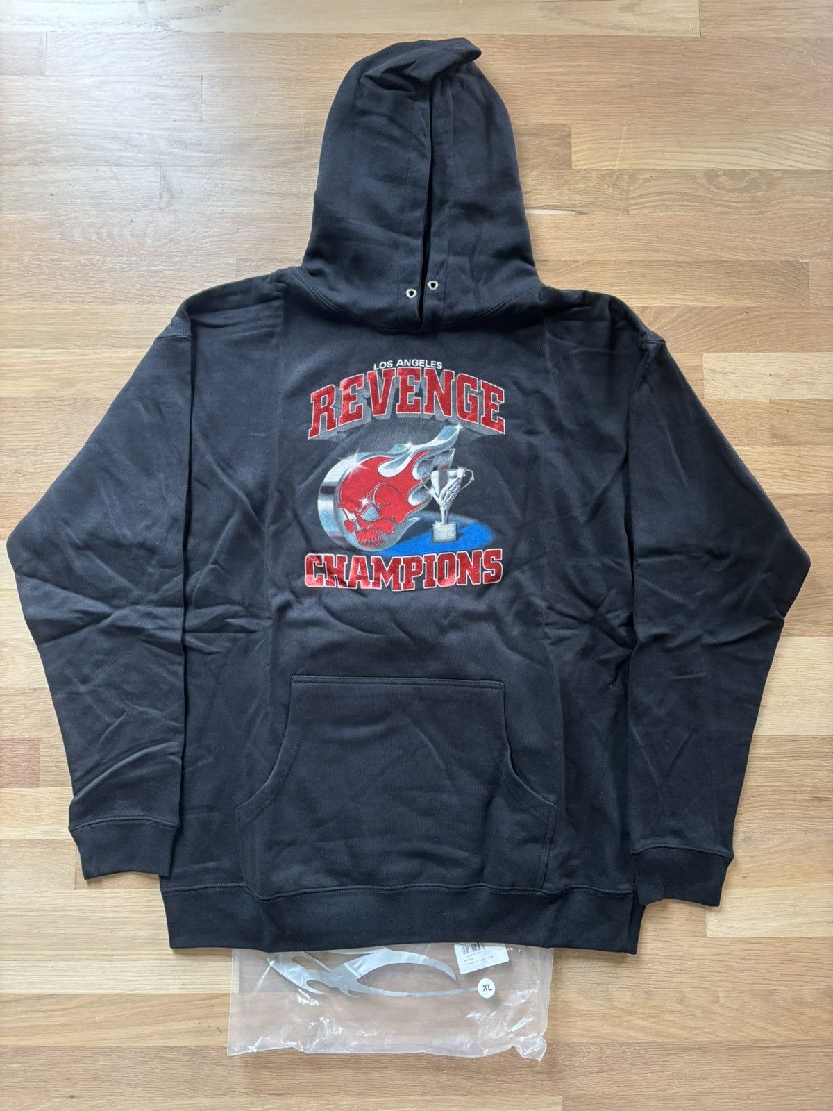 Revenge Revenge Champions Trophy Black Hoodie Size US XL / EU 56 / 4 - 2 Thumbnail