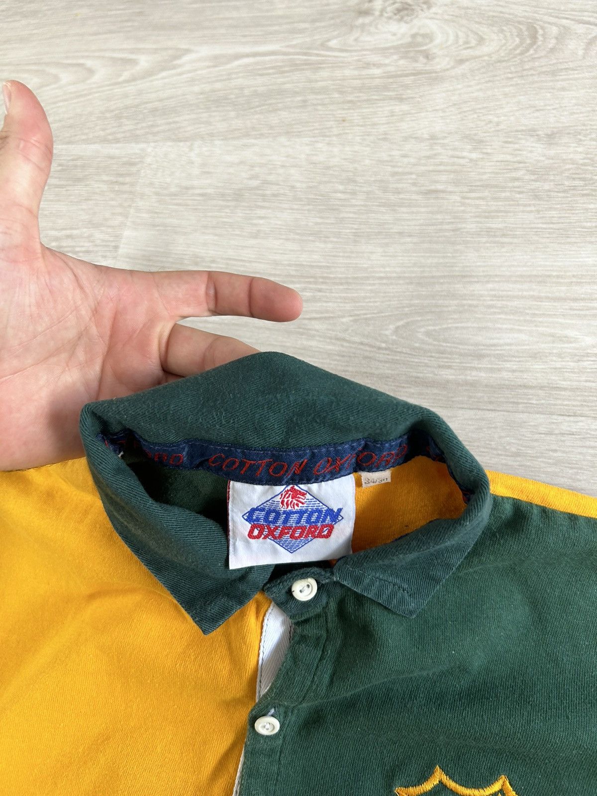 Rugby Ralph Lauren Vintage Australia 1980s Cotton Oxford Rugby Union Shirt Size US S / EU 44-46 / 1 - 8 Thumbnail