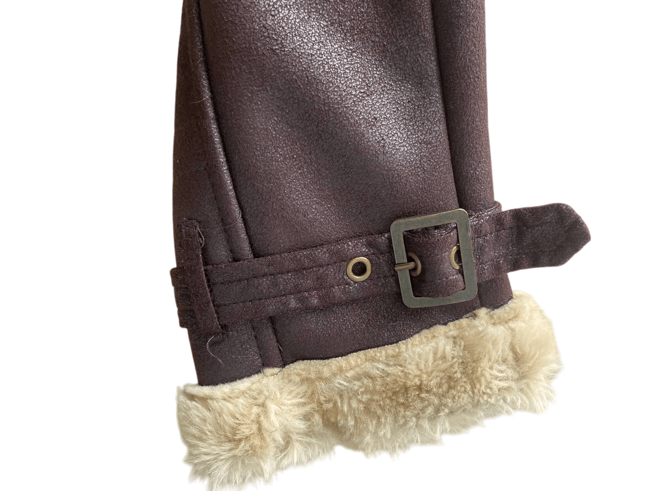 Pepe Jeans Ludovica Faux Shearling Aviator Jacket XS