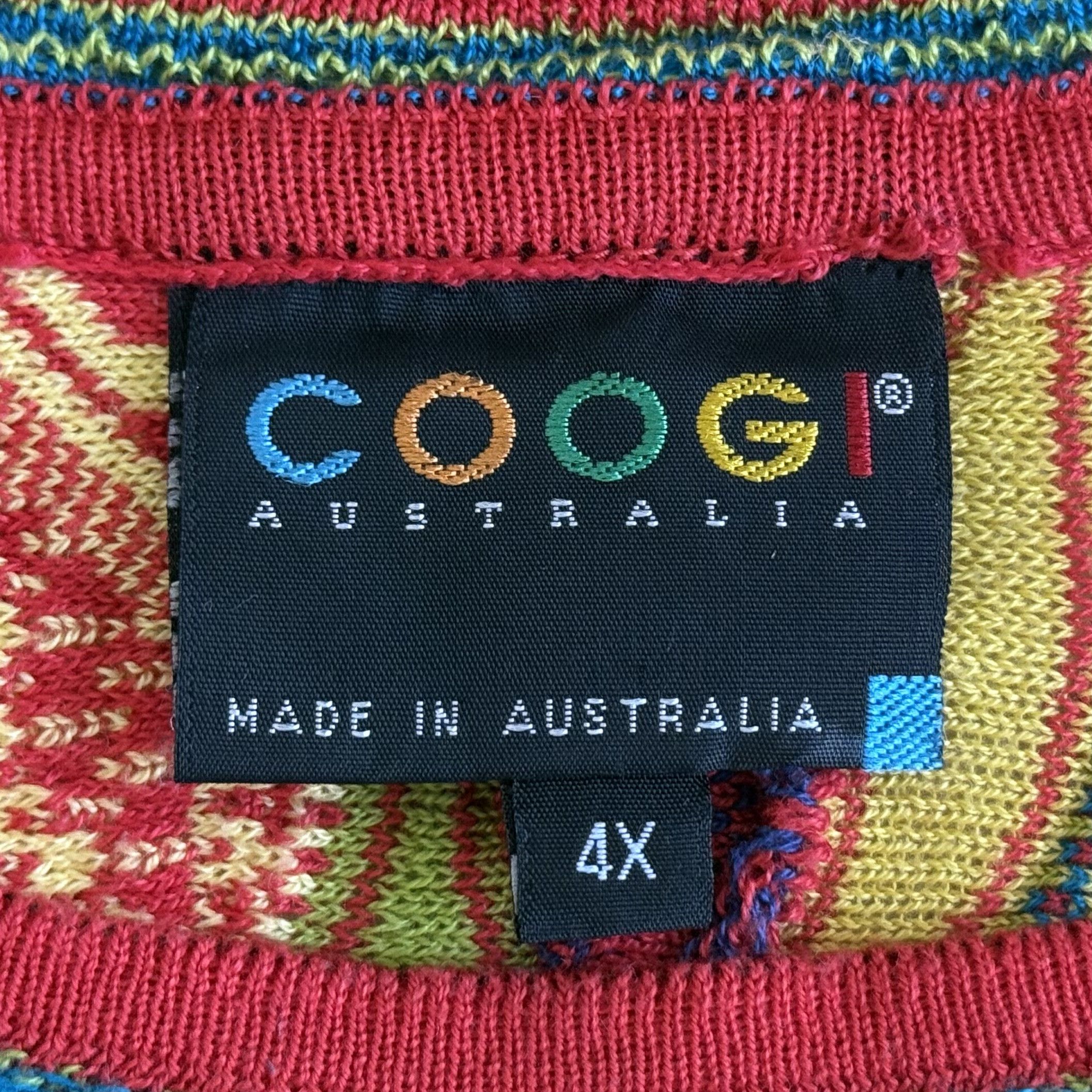 Coogi Vintage 90s COOGI Australia 3D Knit Sweater Oversized Size US XXL / EU 58 / 5 - 4 Thumbnail