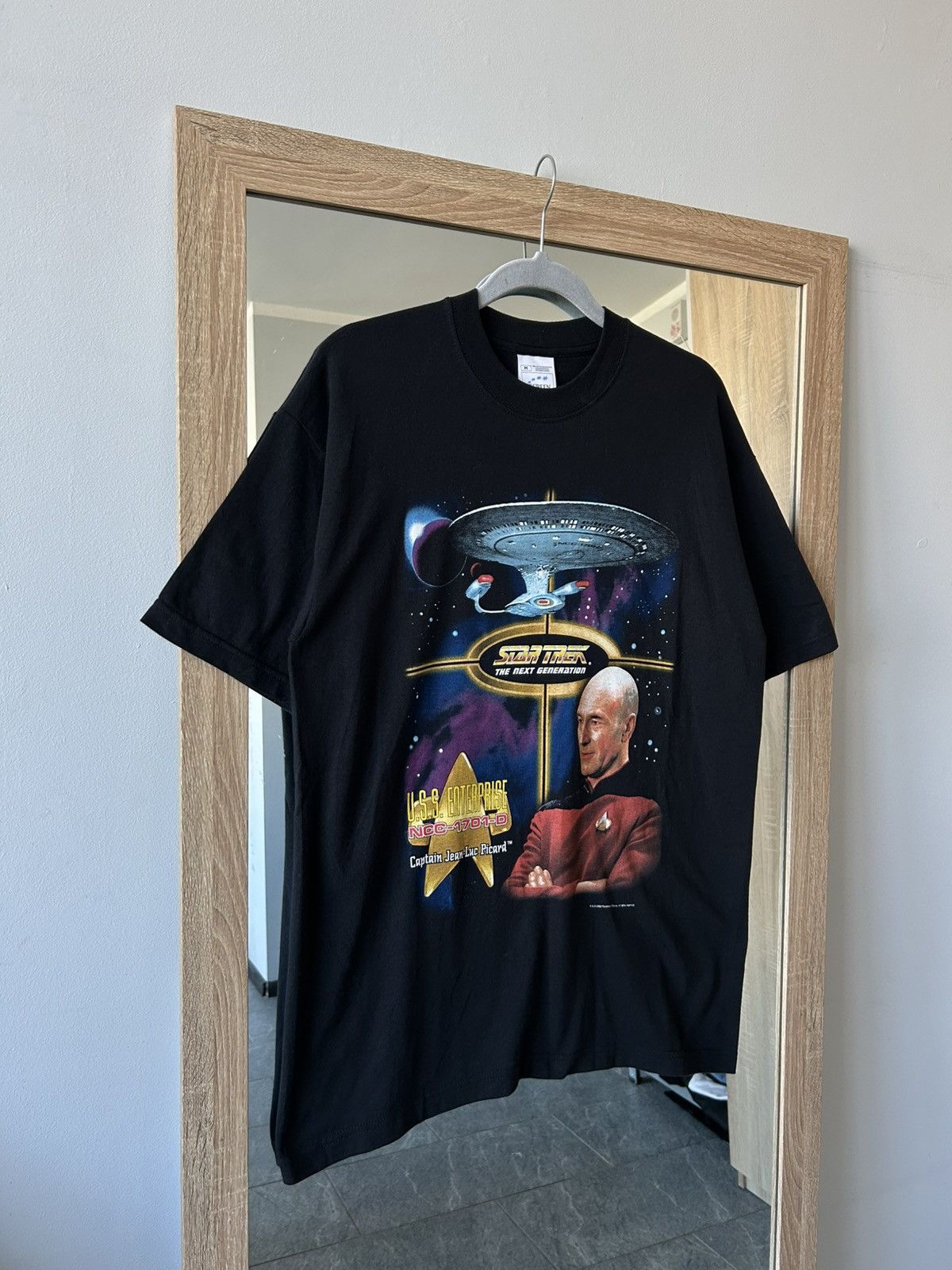Vintage Vintage tee shirt starteck 2000 STAR TREK Саptain Jean-Luc Size US M / EU 48-50 / 2 - 6 Thumbnail