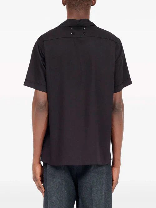 Maison Margiela o1w1db11225 Short sleeves Shirt in Black Size US L / EU 52-54 / 3 - 4 Thumbnail