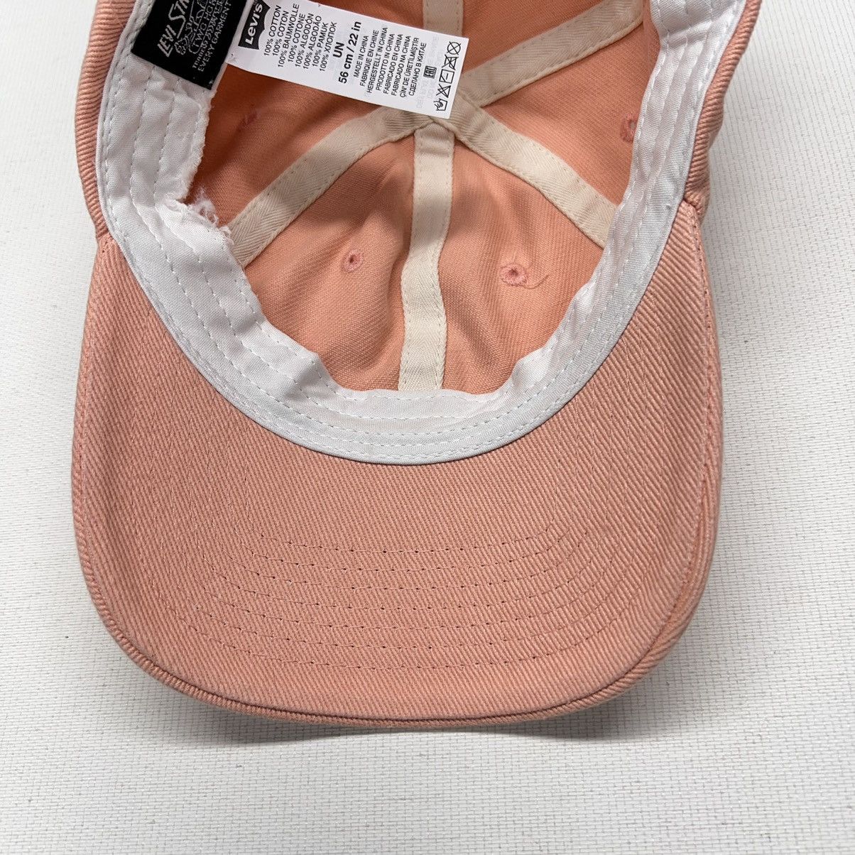 Levi's New Levi Hat Cap Pink Adjustable Curve Pink Baseball Strap Size ONE SIZE - 10 Thumbnail