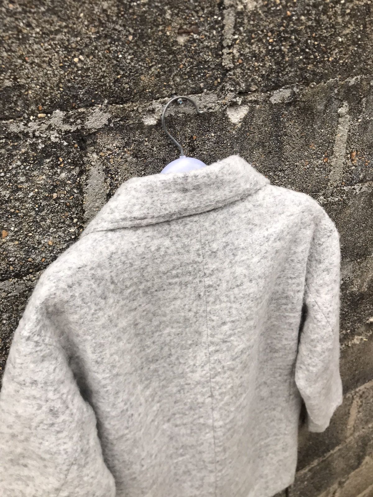 Benetton × United Colors Of Benetton 🌟Stile Benetton Wool Coat Jacket Size S / US 4 / IT 40 - 15 Thumbnail