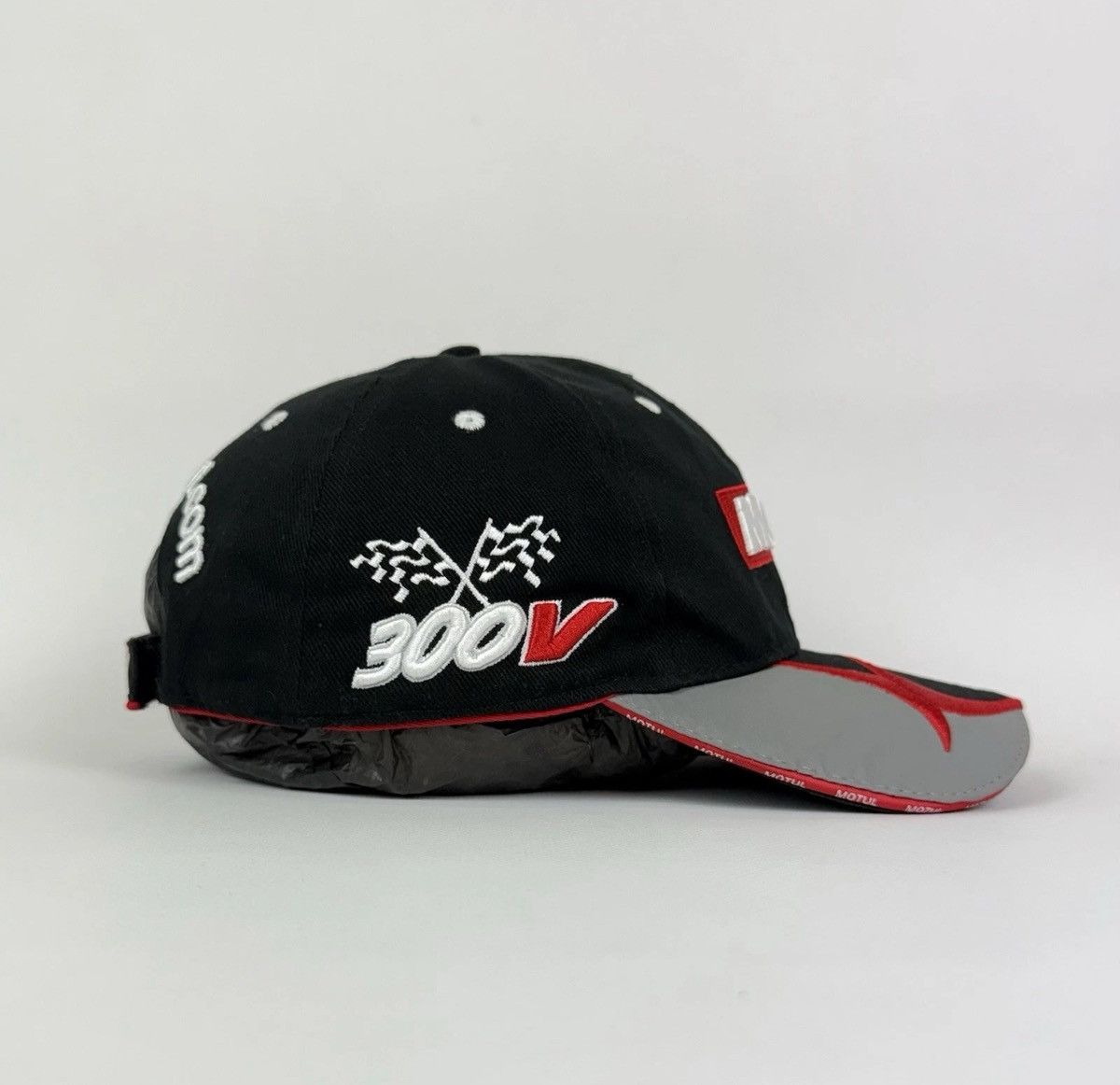Vintage Motul 300V Motorsport Line Baseball Hat Cap Black Top Racing Size ONE SIZE - 8 Thumbnail