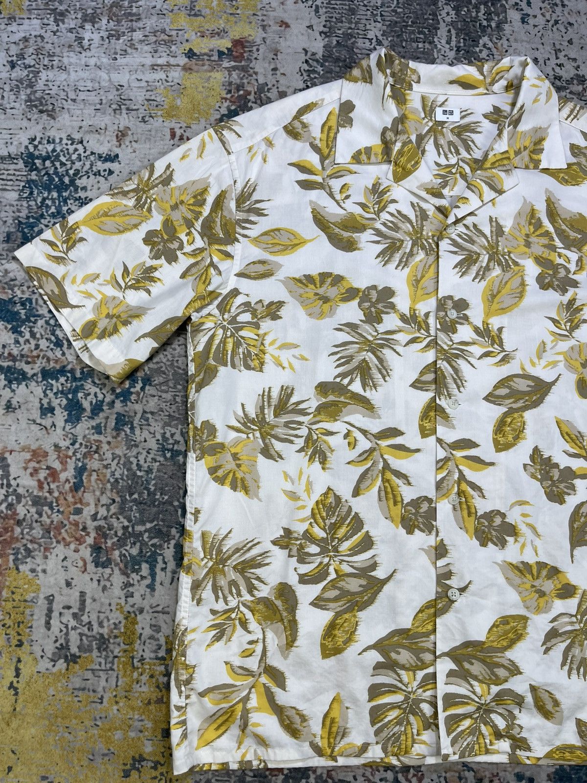 Uniqlo Uniqlo Botanical Print Aloha Hawaiian Shirt Size US M / EU 48-50 / 2 - 3 Thumbnail