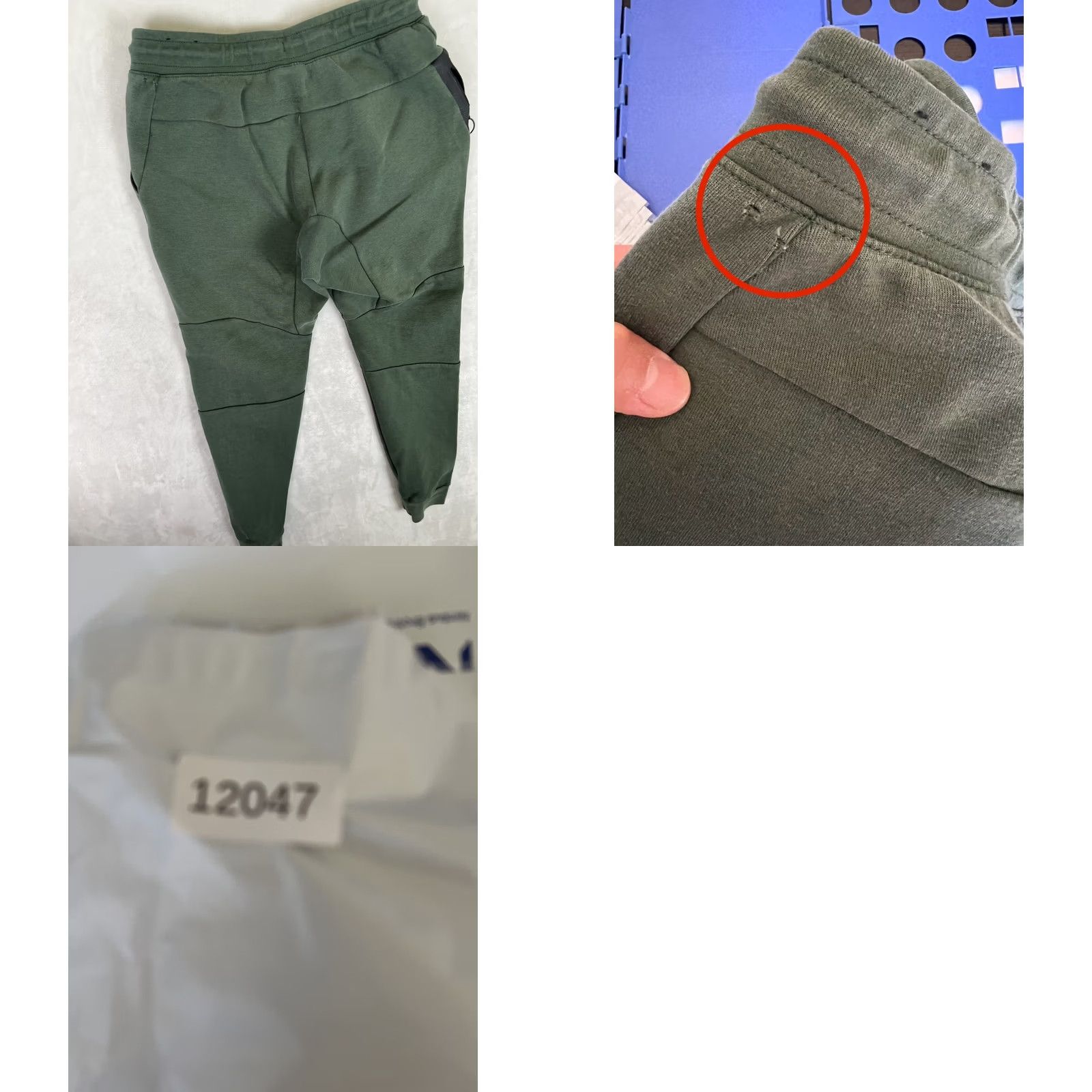 Nike Nike Sweatpants Mens Small Green Tech Fleece Jogger Pants Tapered Athletic Short Size US 29 - 8 Thumbnail
