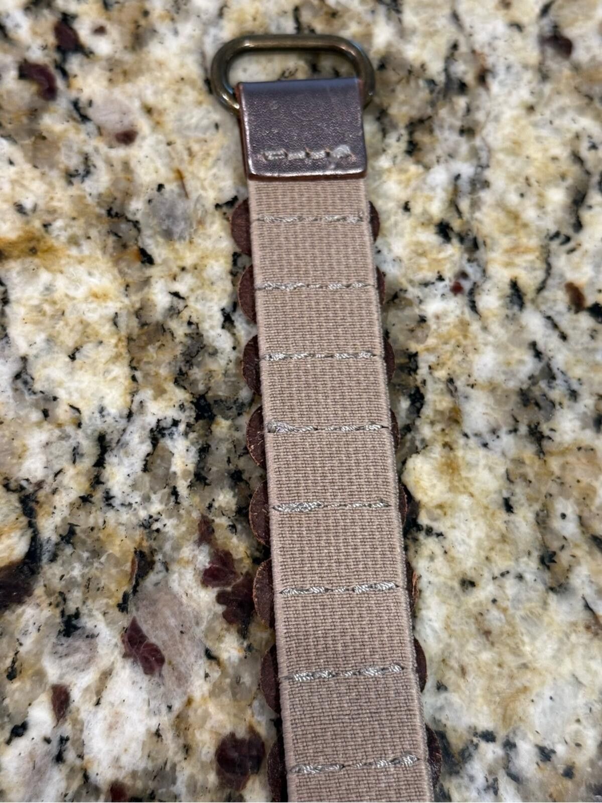 Other Copper tone soft stretch thin belt loop and hook closure Size ONE SIZE - 6 Thumbnail