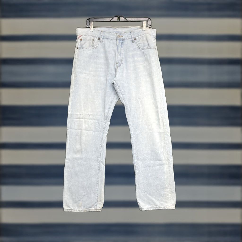 Vintage VINTAGE Denim & Supply Ralph Lauren Jeans Mens 32x29 Straight Distressed USA Flag 90s Size US 32 / EU 48 - 1 Thumbnail