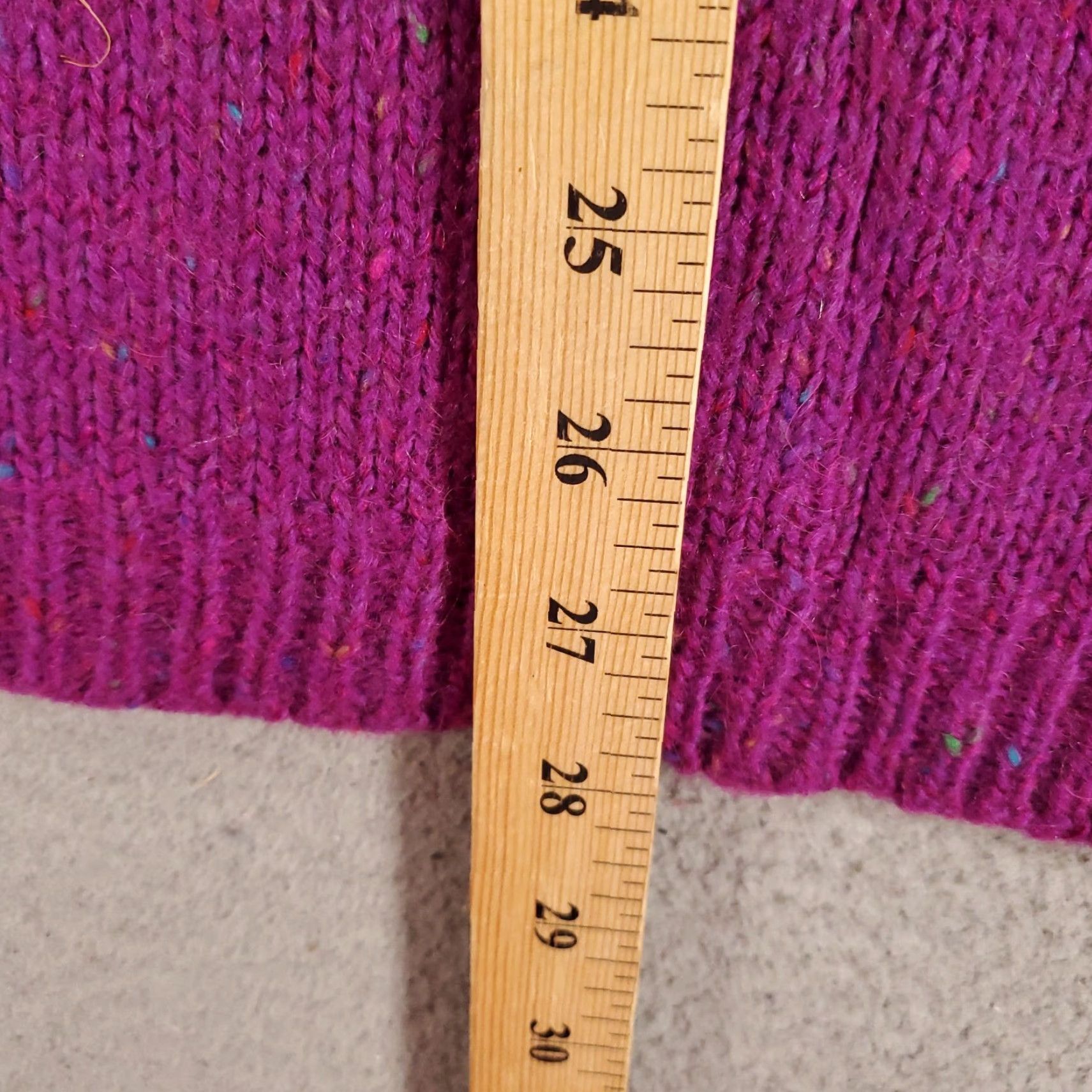 Vintage Laura Peterson Sweater Womens XL Purple Tight-Knit Long Sleeve Casual Pullover 80s 90s Classic Size XL / US 12-14 / IT 48-50 - 3 Thumbnail