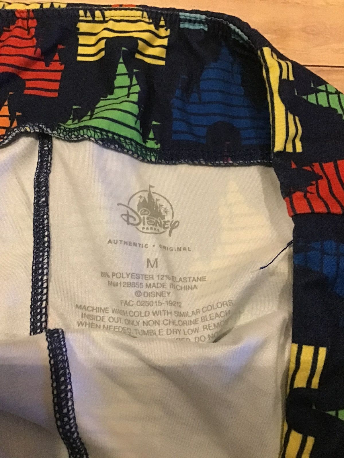 Other Walt disney world fantasyland castle rainbow leggings size m Size 28" / US 6 / IT 42 - 2 Thumbnail