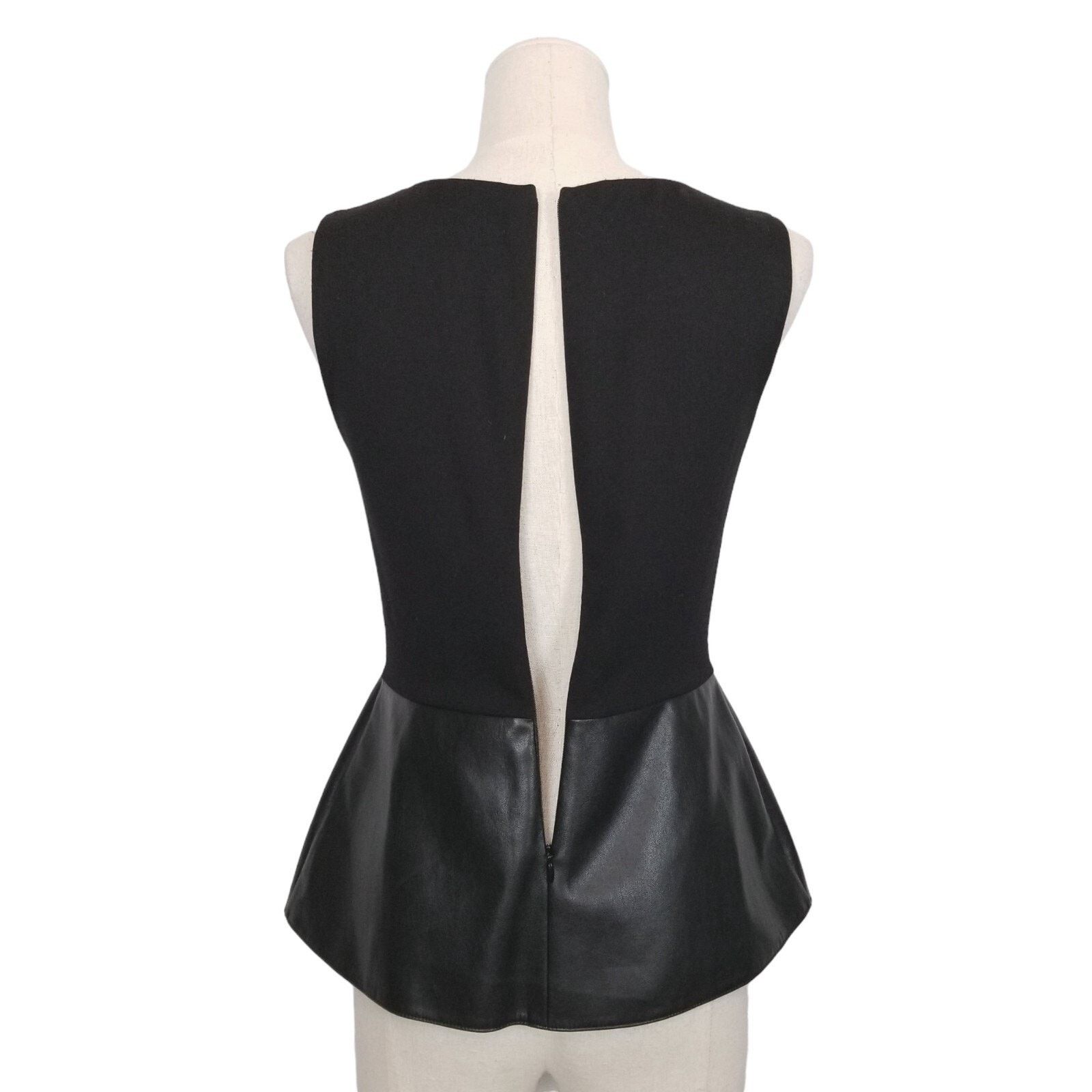 Bailey 44 Bailey 44 Gehry Sleeveless Peplum Tank Black Sz Small Size S / US 4 / IT 40 - 5 Thumbnail