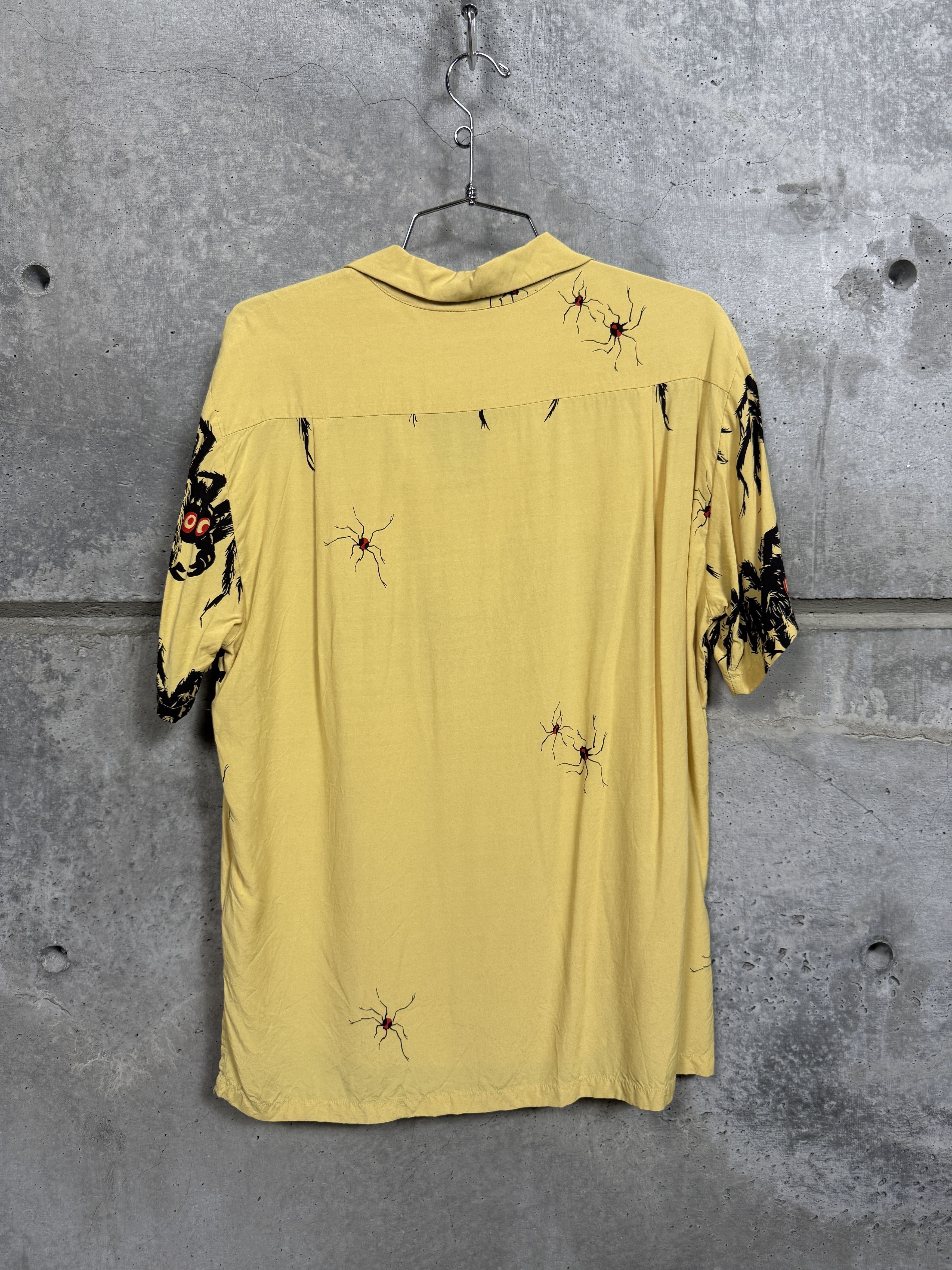 Star Of Hollywood Star of Hollywood Vintage Spider Rayon Quarter Button Shirt Size US M / EU 48-50 / 2 - 2 Thumbnail