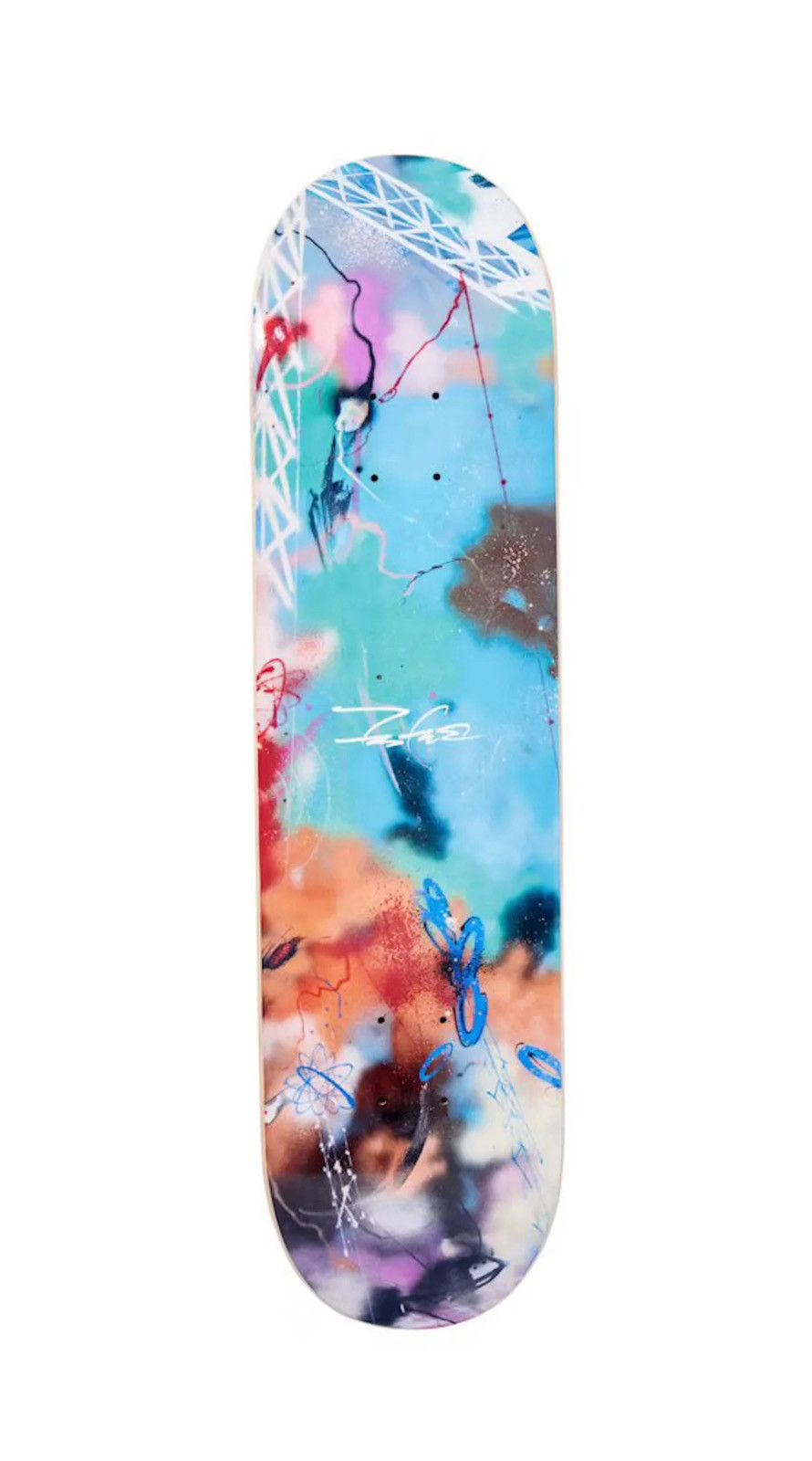 Futura Laboratories Colorforms 1991 Skateboard Deck