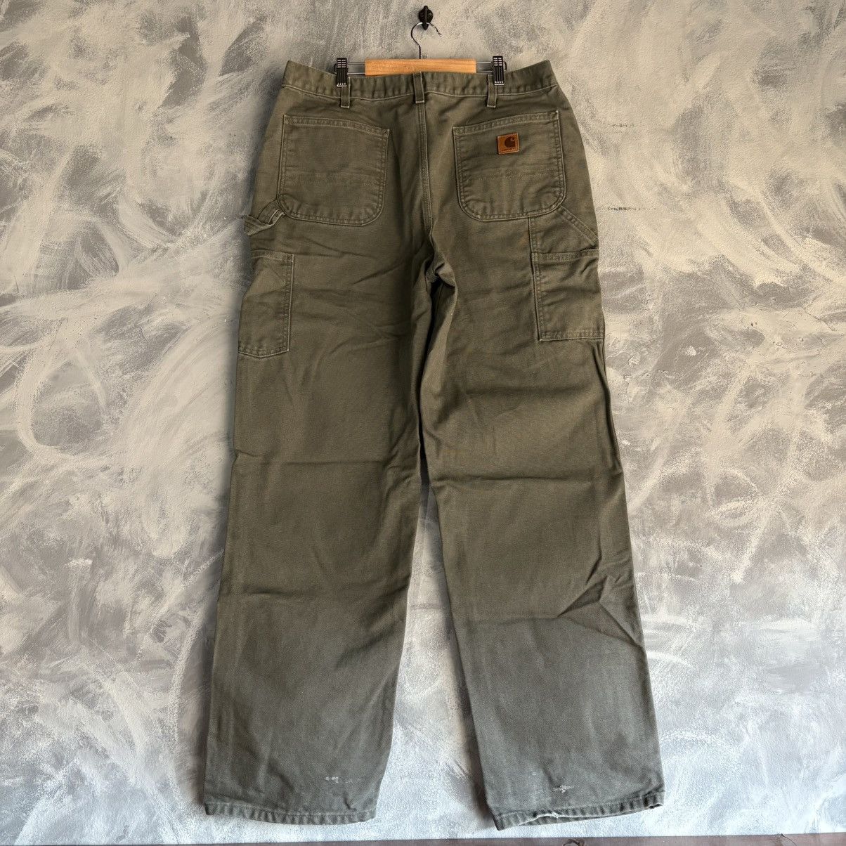 Carhartt Carhartt Jeans Mens 36X32 Vintage Green USA 4806 Carpenter Size US 36 / EU 52 - 3 Thumbnail