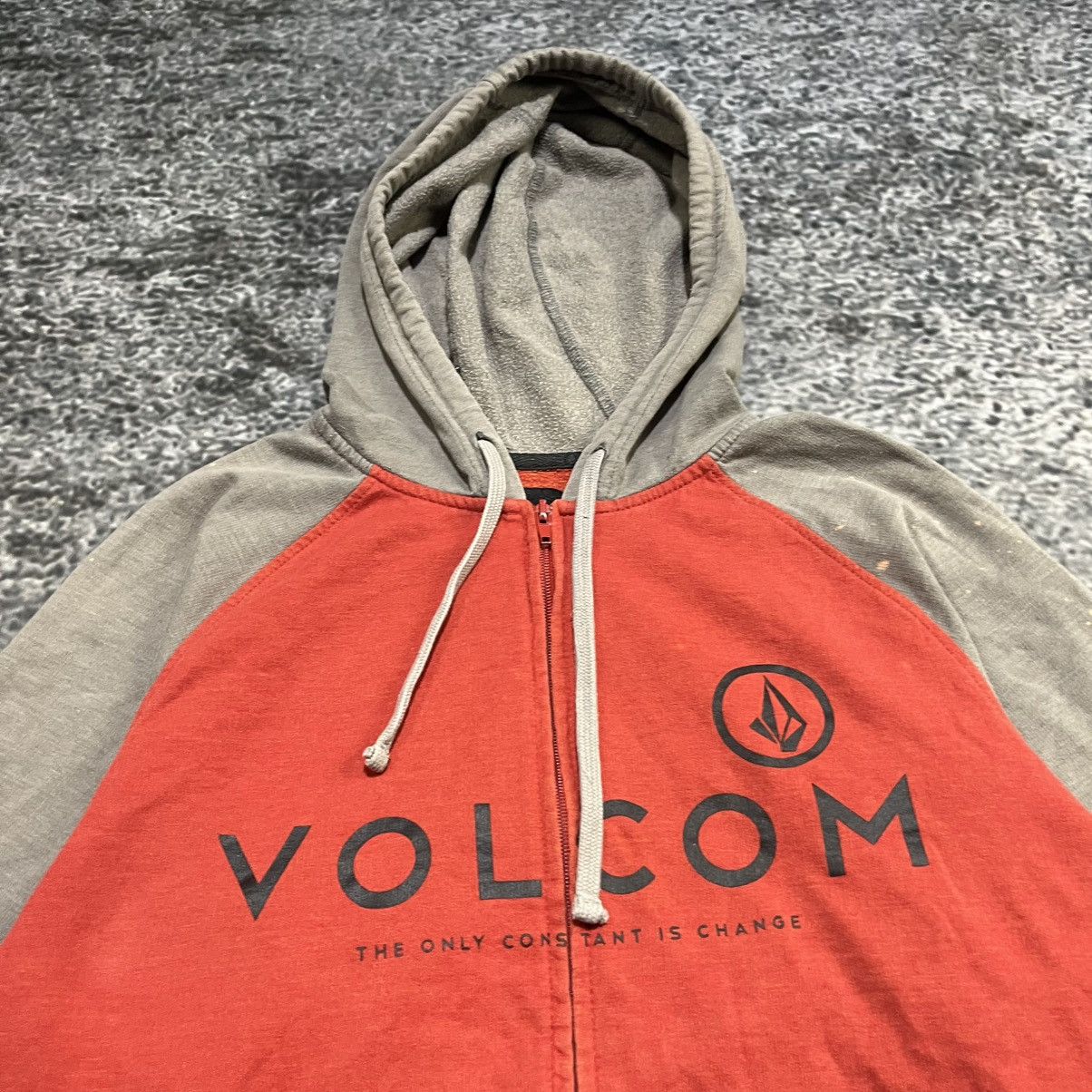 Volcom VINTAGE Y2K VOLCOM GRUNGE SKATER LOGO ZIP UP HOODIE LARGE Size US L / EU 52-54 / 3 - 7 Thumbnail