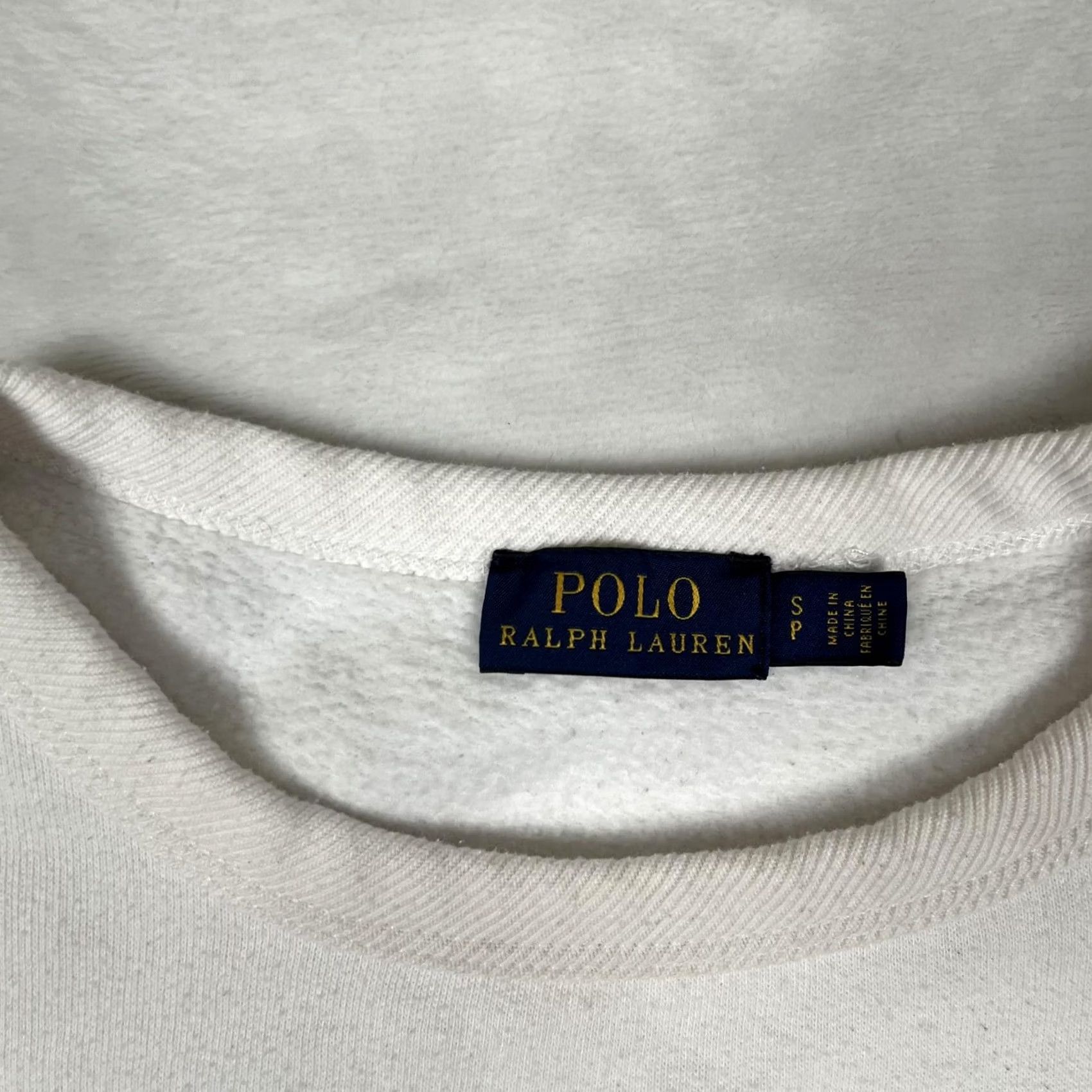 Polo Ralph Lauren Polo Ralph Lauren Sweatshirt Womens Small White Fleece Crewneck Graphic Print 67 Polo 67 Graphic Print Logo Sleeve Size S / US 4 / IT 40 - 3 Thumbnail