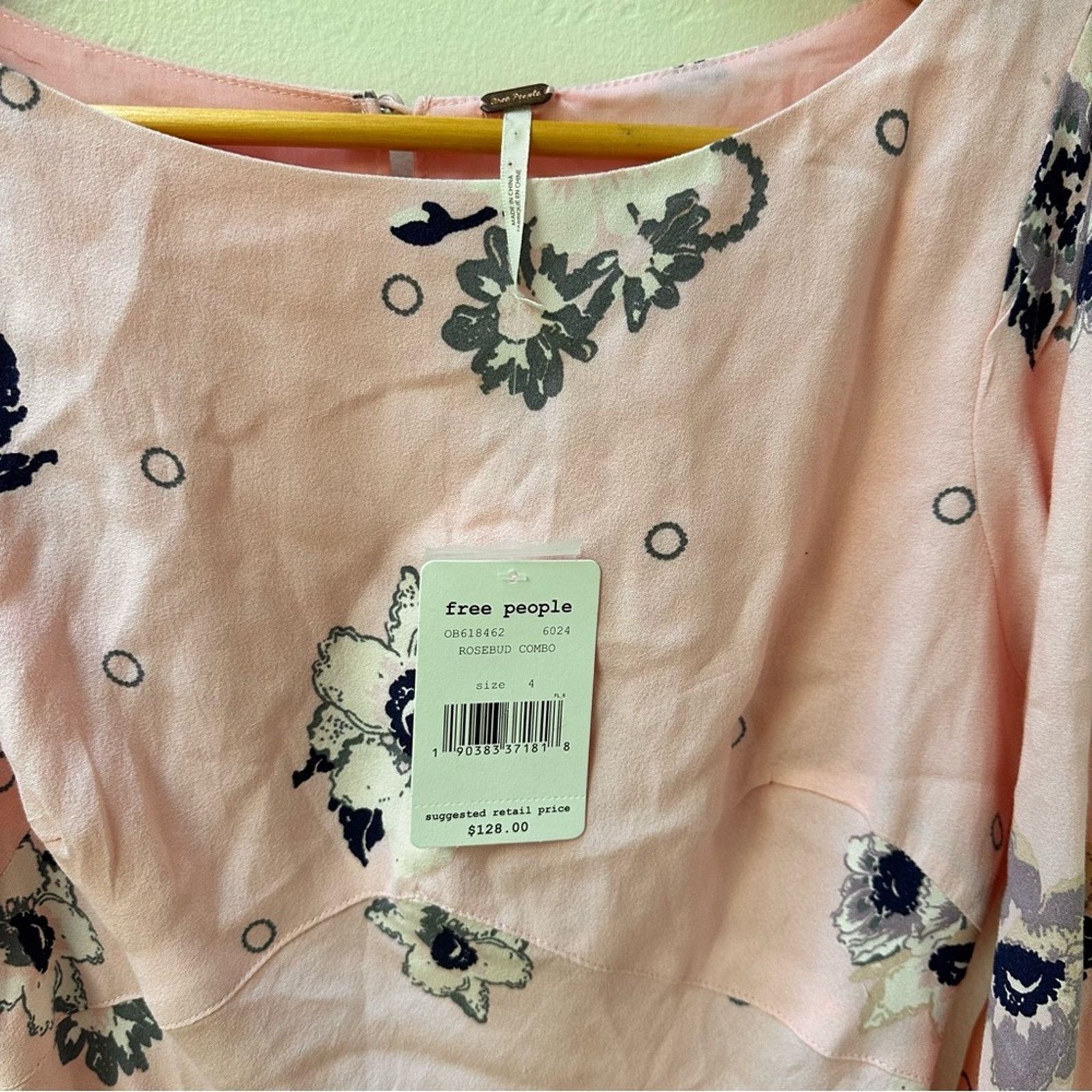 Free People NWT Free People Sunshadows Split Sleeve Mini Dress - Size 4 Size S / US 4 / IT 40 - 5 Thumbnail