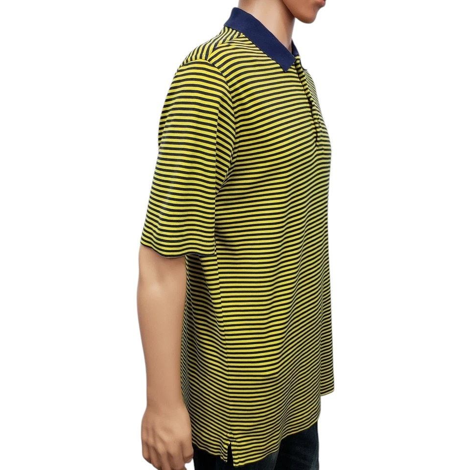 Bobby Jones Bobby Jones Polo Peruvian Pima Cotton Golfer Placket Striped Size US M / EU 48-50 / 2 - 8 Thumbnail