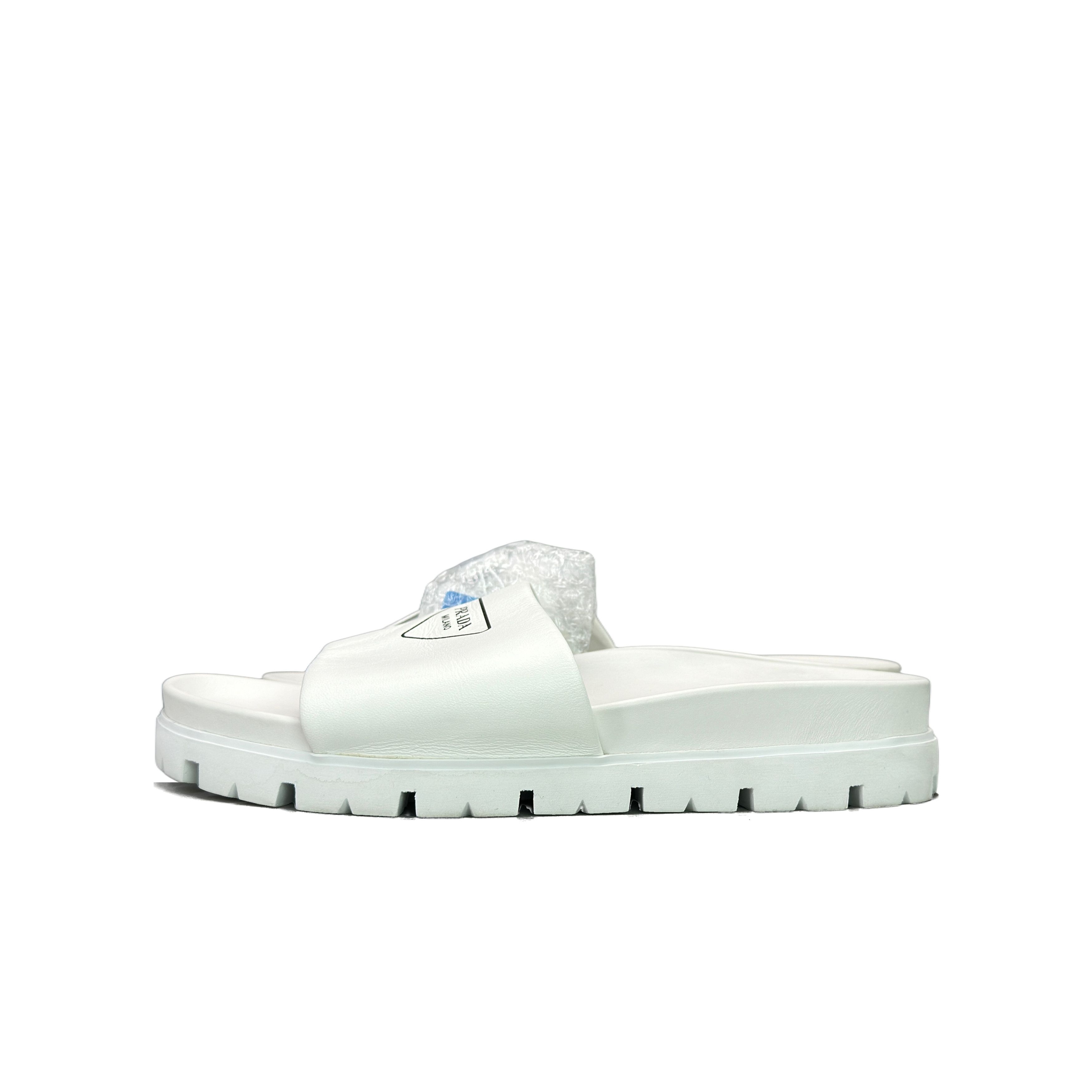 Prada Prada Logo Slide Sandals Size 7 Size US 7 / EU 40 - 1 Thumbnail