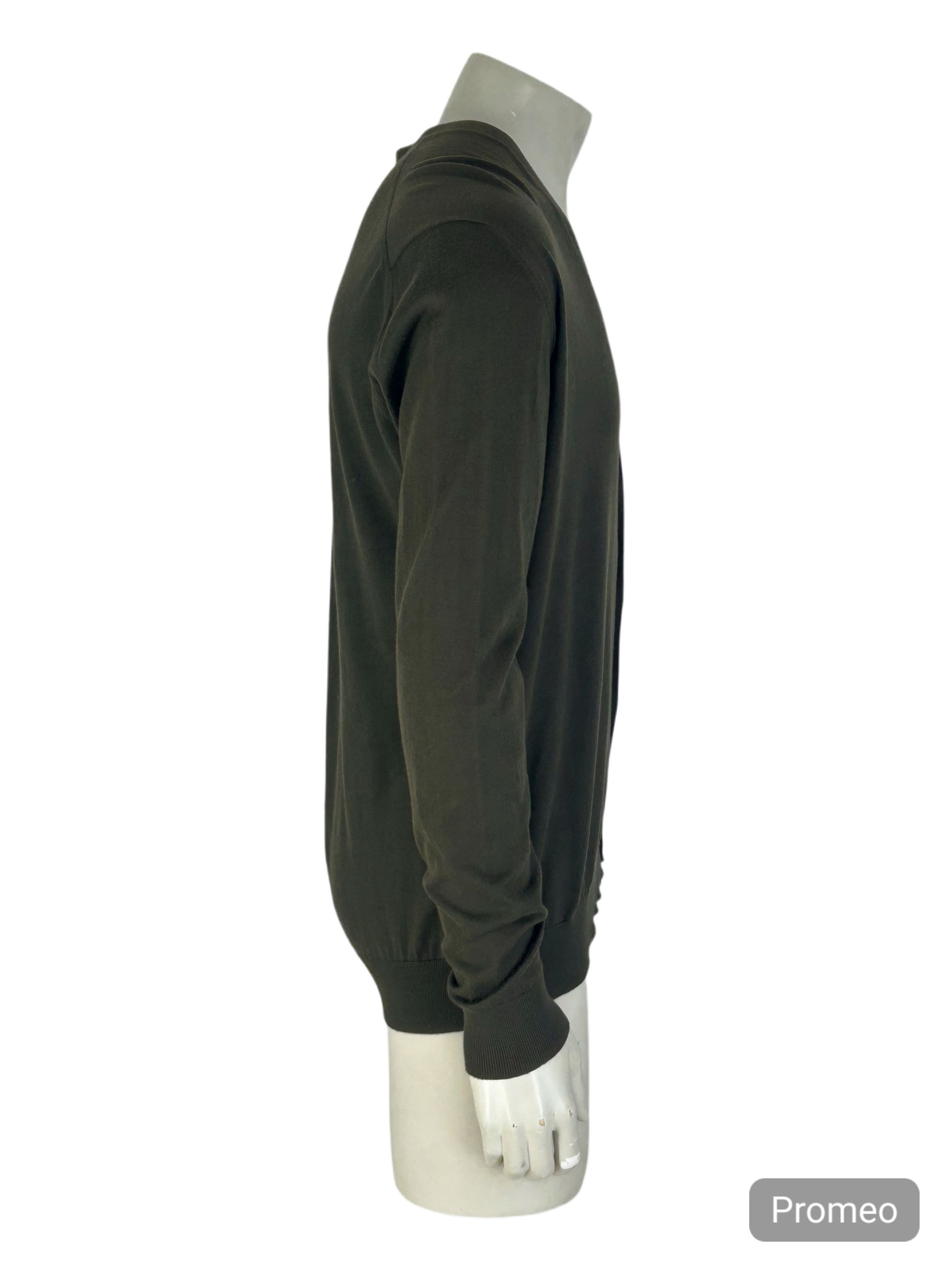 Prada PRADA GREEN COTTON CARDIGAN size 52 Size US L / EU 52-54 / 3 - 2 Thumbnail
