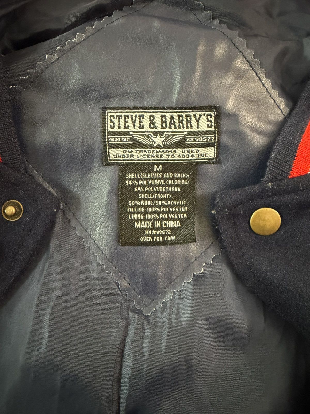 Steve And Barrys Steve & Barry’s Vintage Chevy Racing Jacket Size US M / EU 48-50 / 2 - 3 Thumbnail