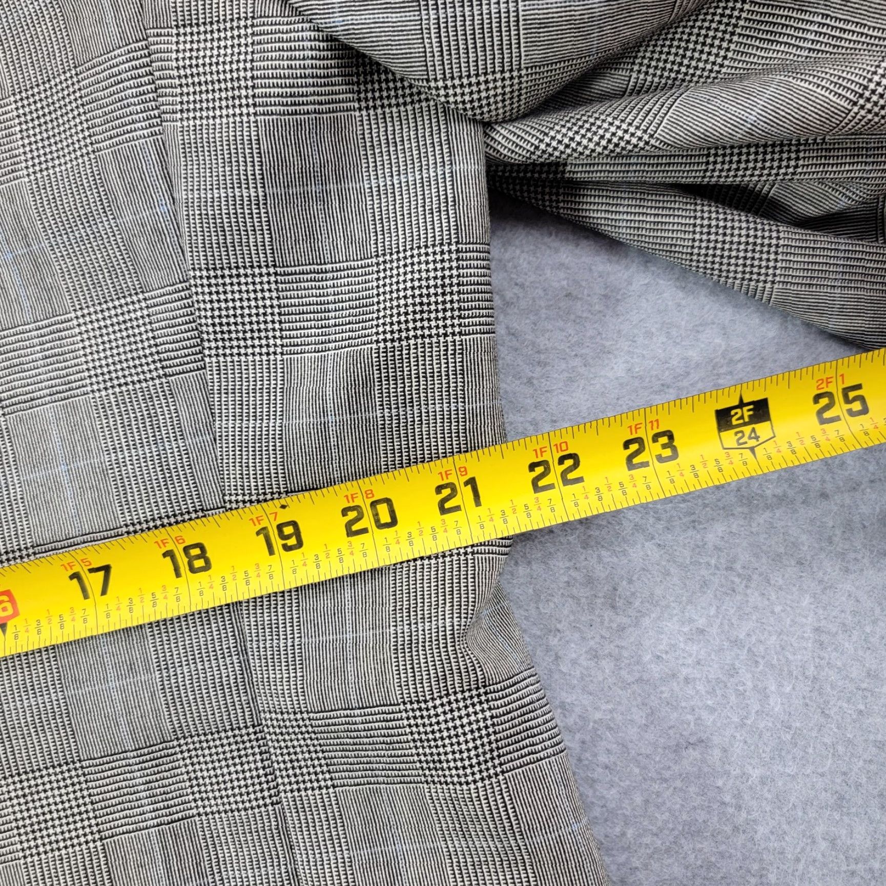 Brooks Brothers VINTAGE Brooks Brothers Sport Coat Mens 43R Brown Wool Glen Plaid Blazer Israel Size 46R - 7 Thumbnail