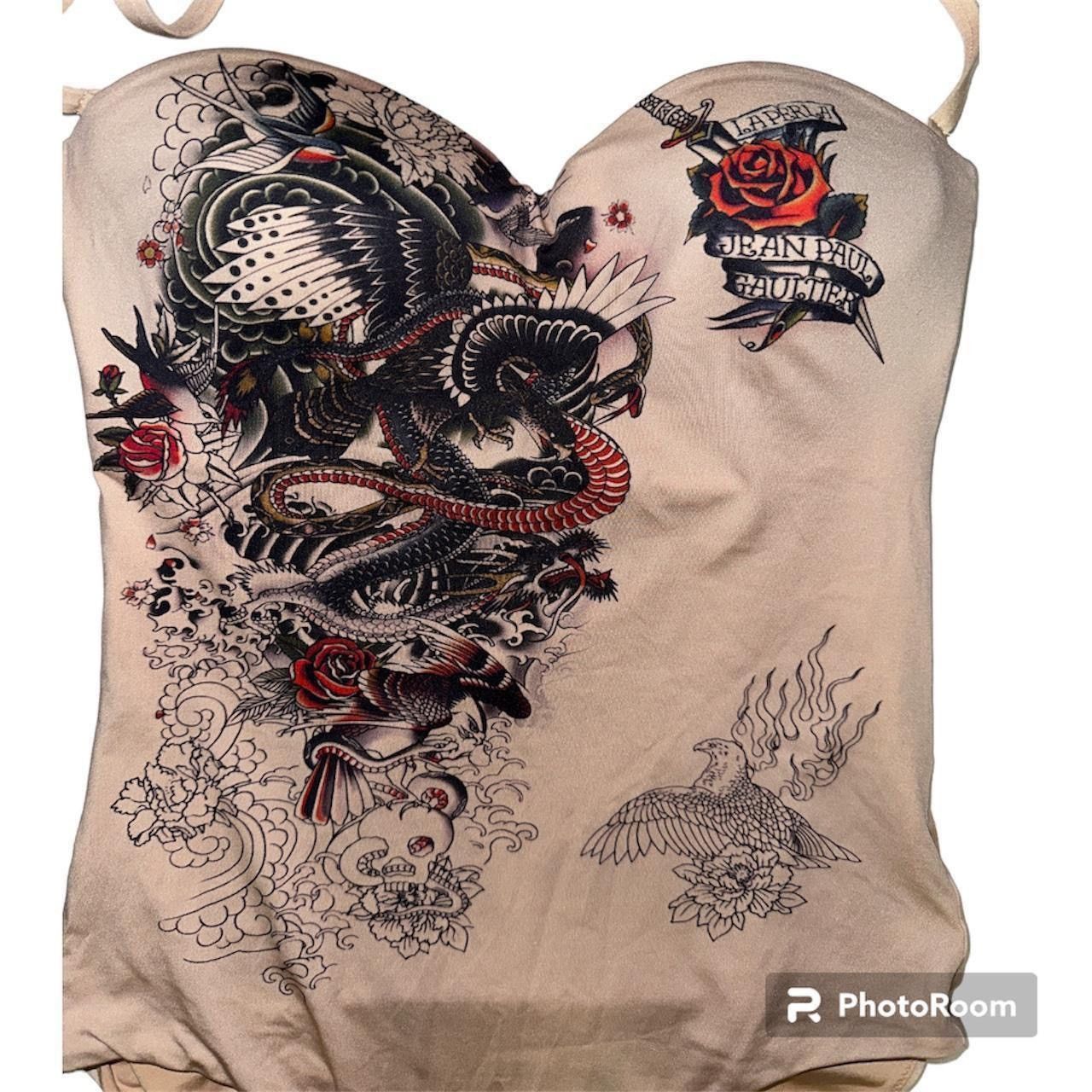 Jean Paul Gaultier 🔥La Perla x Jean Paul Gaultier 🐲🐉 Size L / US 10 / IT 46 - 2 Thumbnail