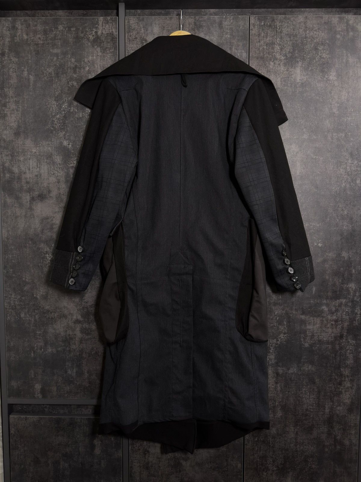Tornado Mart Archive Tornado Mart Rebuild Coat Yohji Junya Miyake Acronym Size US L / EU 52-54 / 3 - 15 Thumbnail