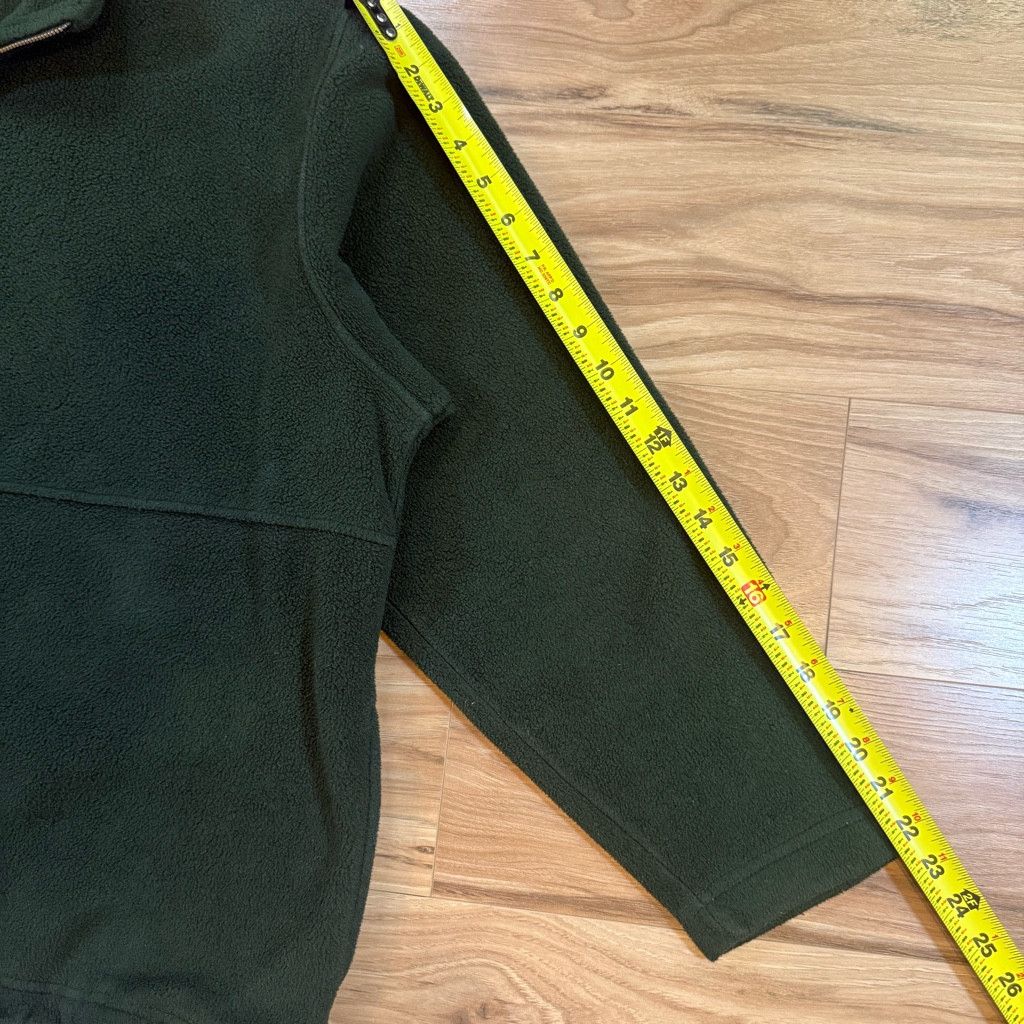 Banana Republic Banana Republic Green Fleece Quarter Zip Men’s L Vintage Size US L / EU 52-54 / 3 - 6 Thumbnail