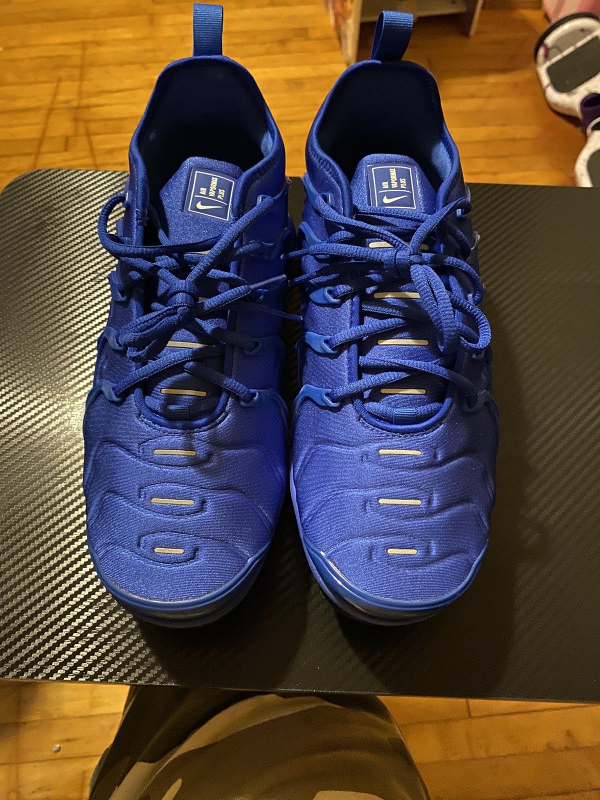 Nike Nike Air VaporMax Plus Game Royal Blue Metallic Silver Size US 10 / EU 43 - 2 Thumbnail