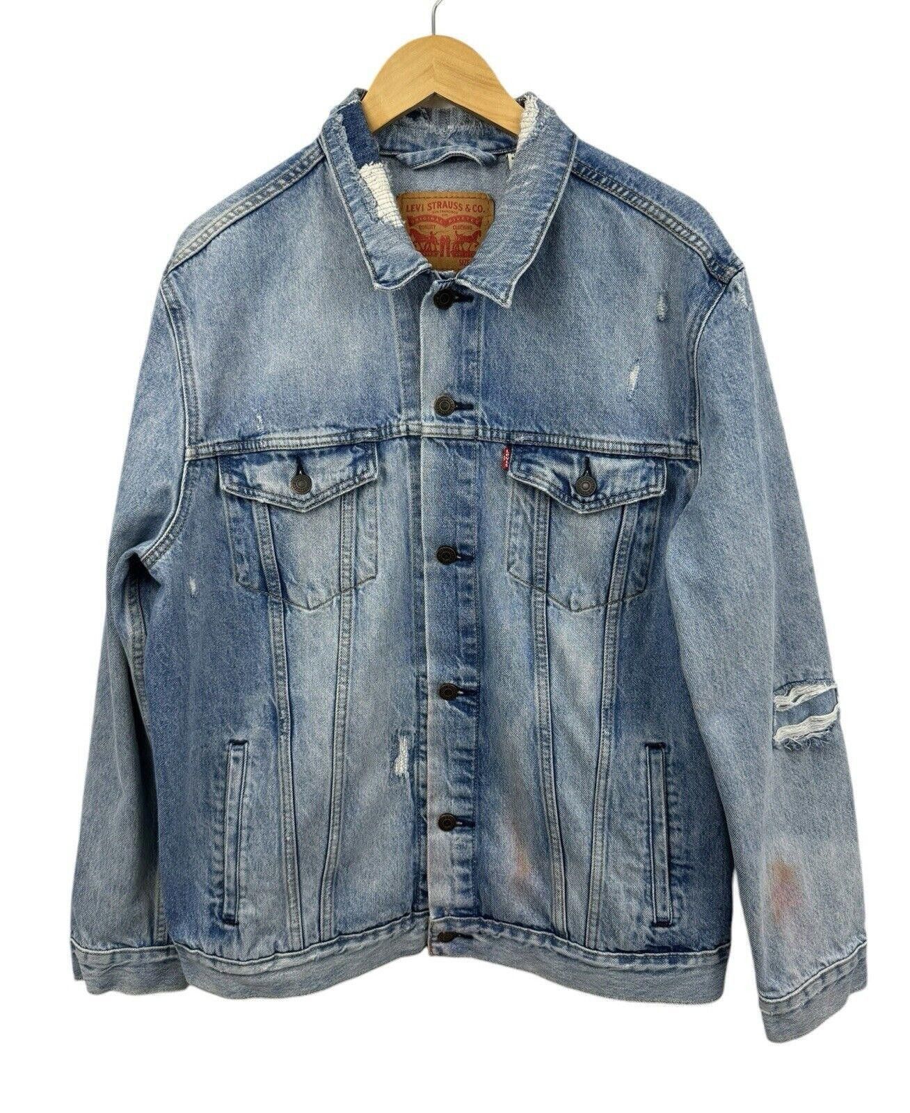 Levi's Levi's Denim Type 3 Jacket 72334 Get Ripped Patchwork XL Size US XL / EU 56 / 4 - 1 Thumbnail