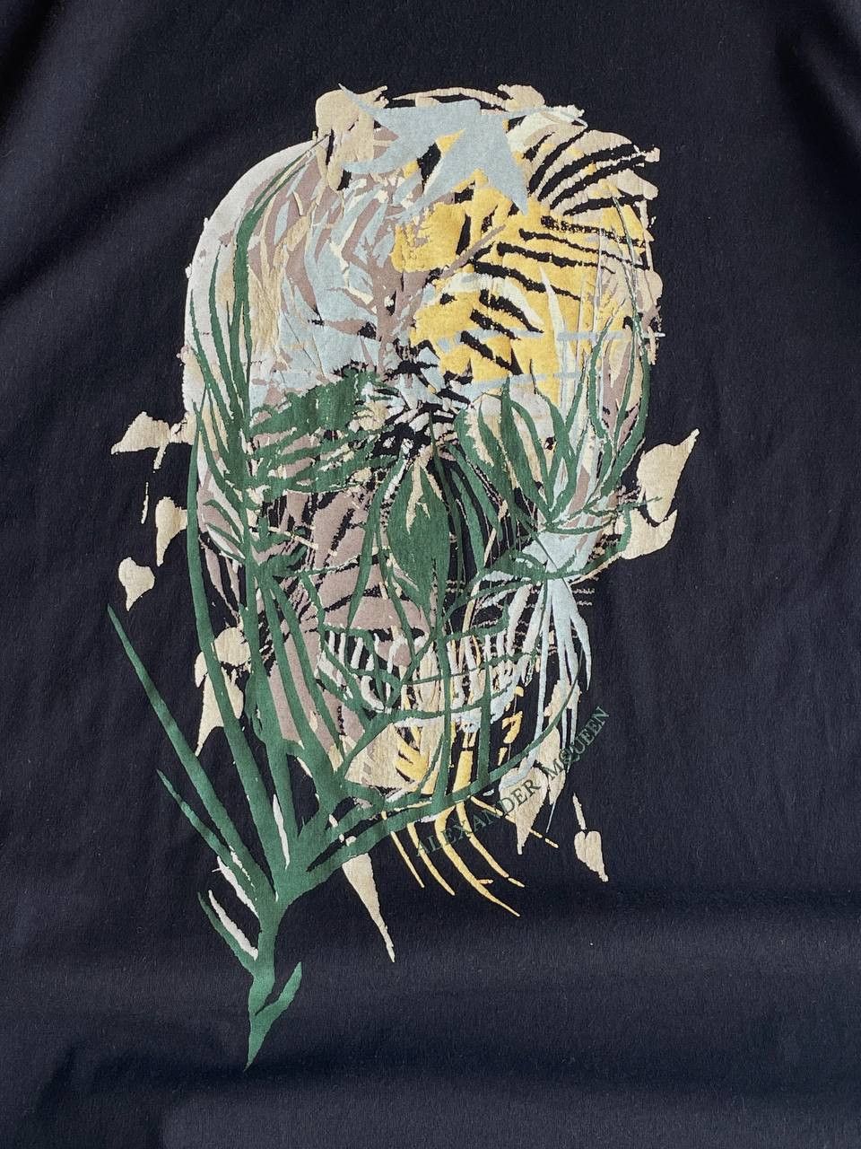 Alexander McQueen Alexander McQueen Skull T-Shirt Black Palm Leaves Size US L / EU 52-54 / 3 - 4 Thumbnail